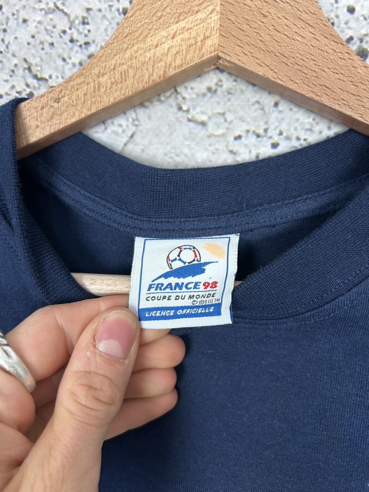 Vintage Scotland France 1998 World Cup Graphic Tee Football Soccer Size US L / EU 52-54 / 3 - 4 Thumbnail