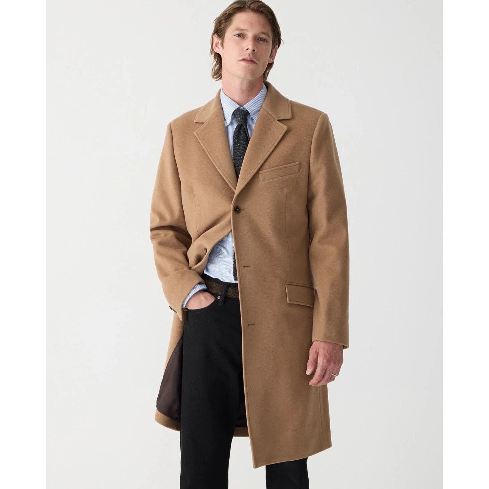 J.Crew J. Crew Ludlow $548 coat Toffee Italian Cashmere Wool 36R Size US XXS / EU 40 - 1 Thumbnail