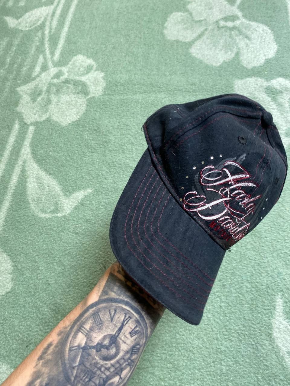 Harley Davidson Hats Harley Davidson big logo Vintage Cap Y2K motor cycles Size ONE SIZE - 4 Thumbnail