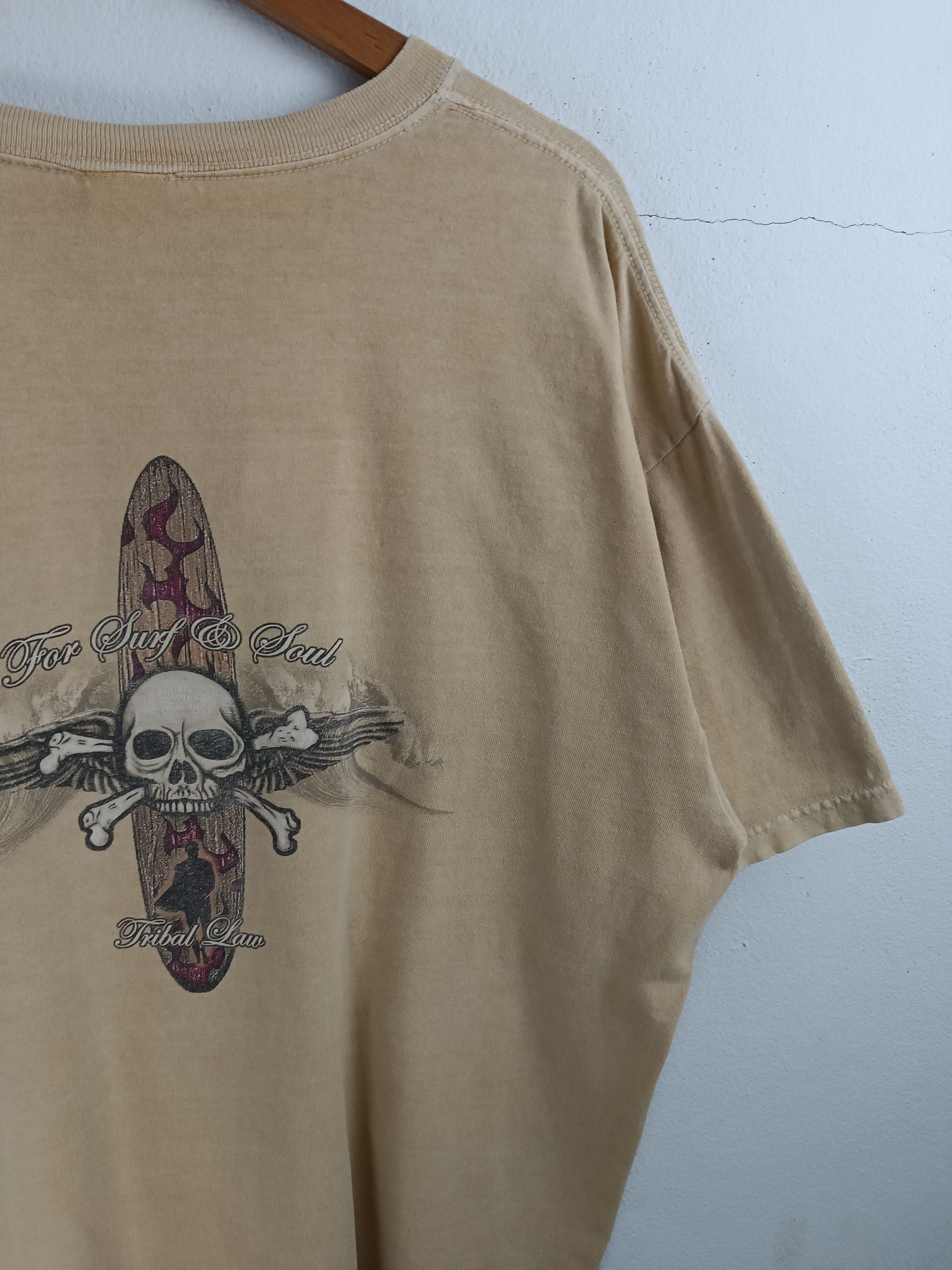 Tribal Streetwear VINTAGE 2000s TRIBAL LAW FOR SURF & SOUL Y2K CRAZY SHIRT Size US XL / EU 56 / 4 - 9 Thumbnail