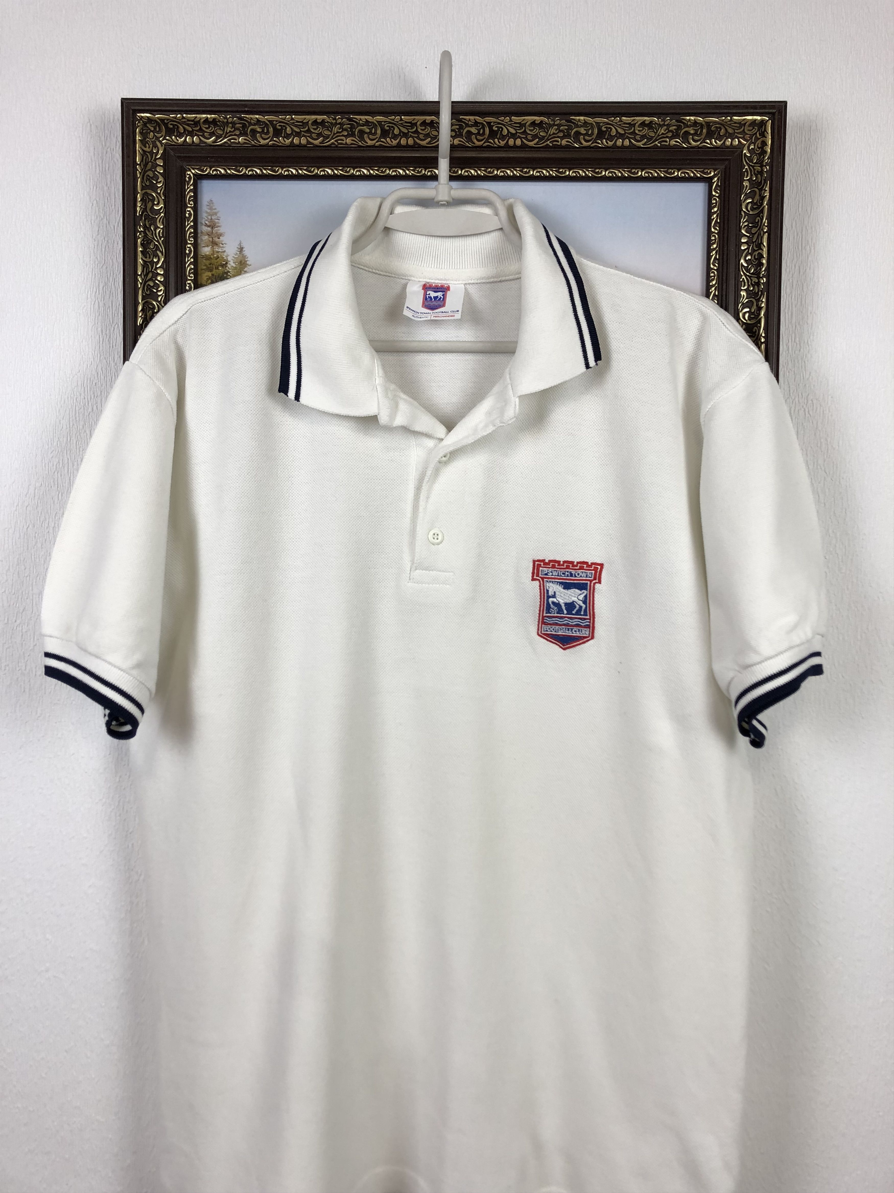 Vintage Vintage Ipswich Town Football Shirt Soccer Polo Jersey Rare Size US M / EU 48-50 / 2 - 2 Thumbnail