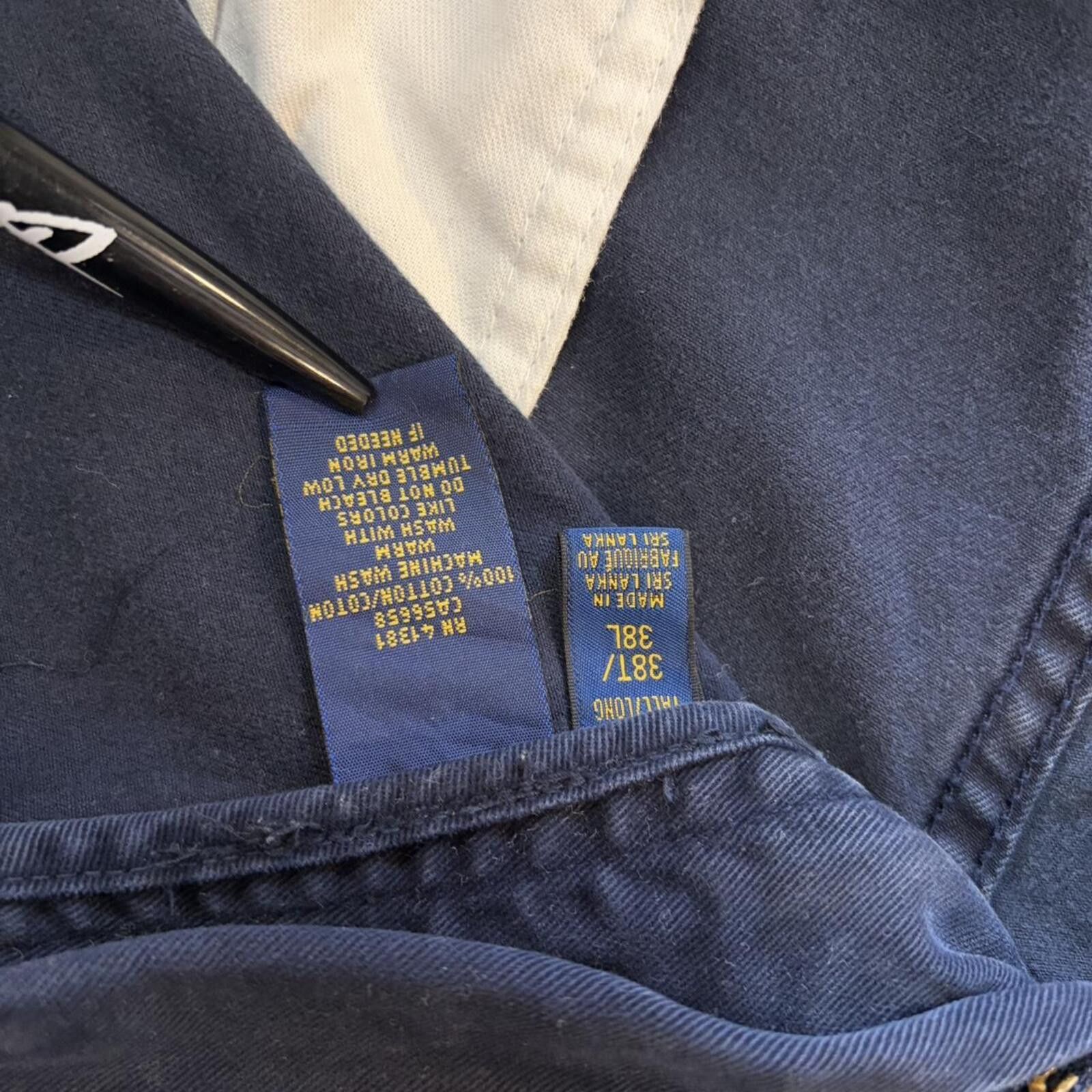 Polo Ralph Lauren Navy Polo Ralph Lauren Cargo Shorts Size US 38 / EU 54 - 2 Thumbnail