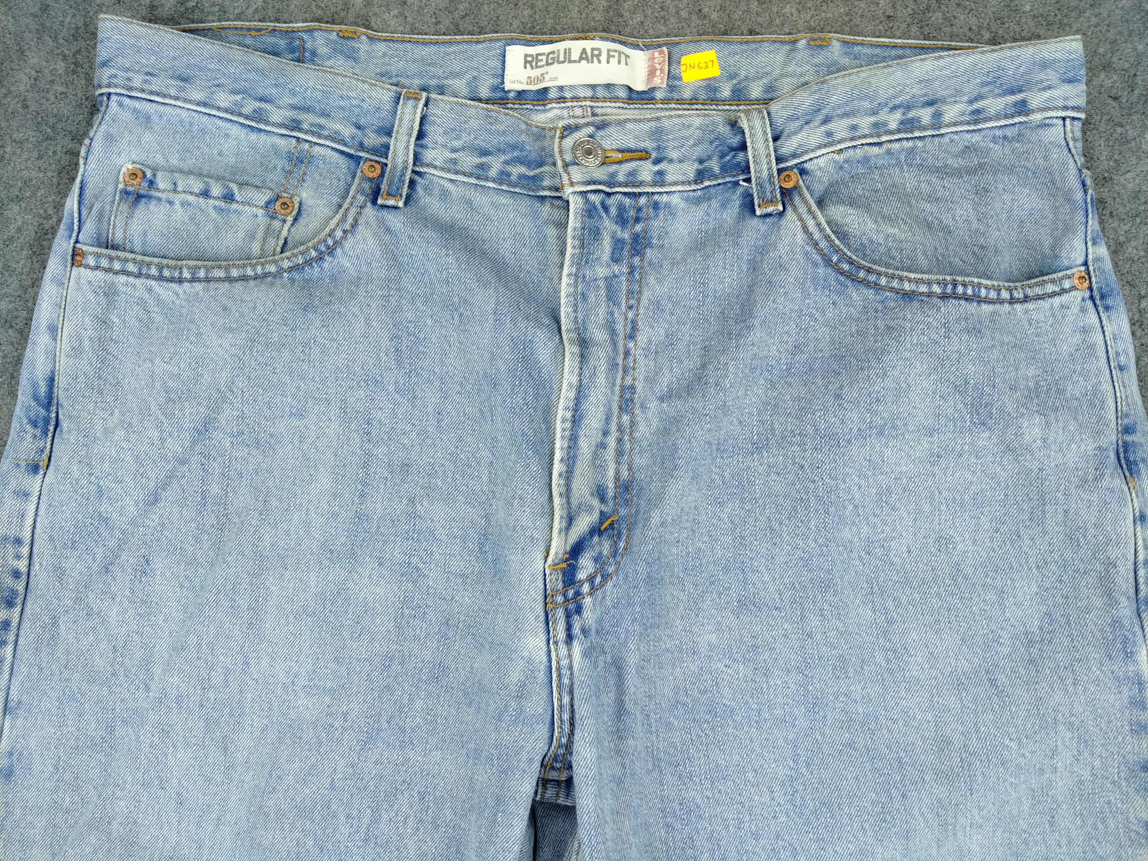Japanese Brand Light Blue Vintage Levi's 505 Regular Denim 40x30.5 JN637 Size US 40 / EU 56 - 2 Thumbnail