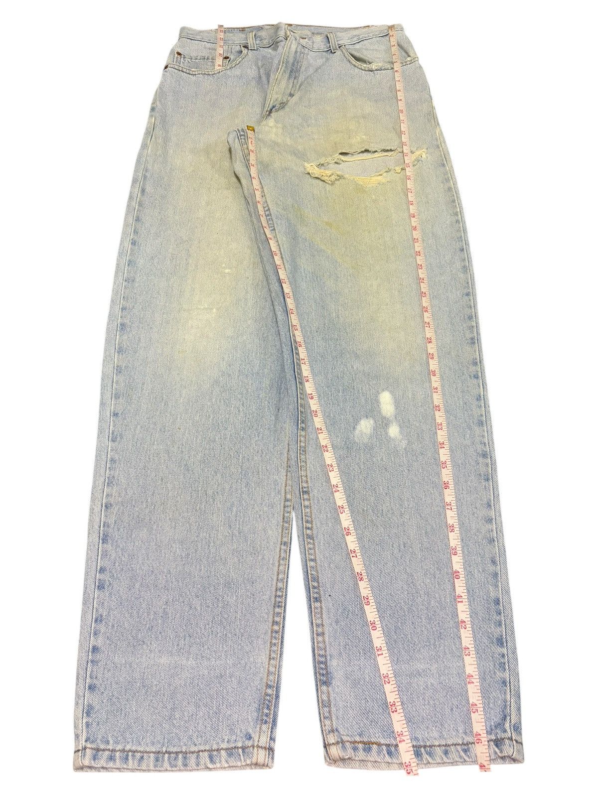 Levi's Vintage 90s Levis 560 Mud Wash Distressed Jeans Size 32" / US 10 / IT 46 - 7 Thumbnail