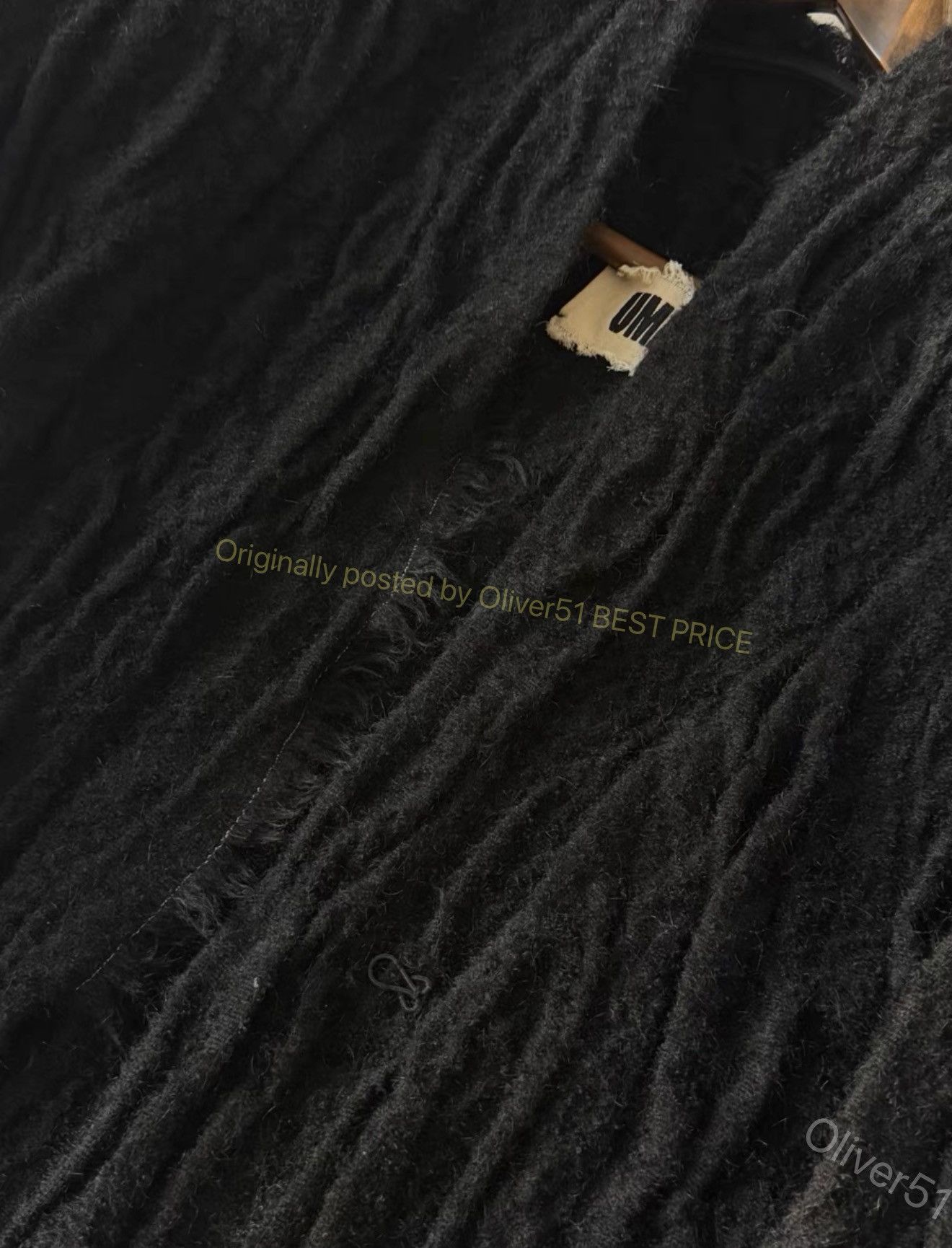 Uma Wang Uma Wang early cashmere‑mohair robe coat YYYY17/2610 Size S / US 4 / IT 40 - 8 Thumbnail