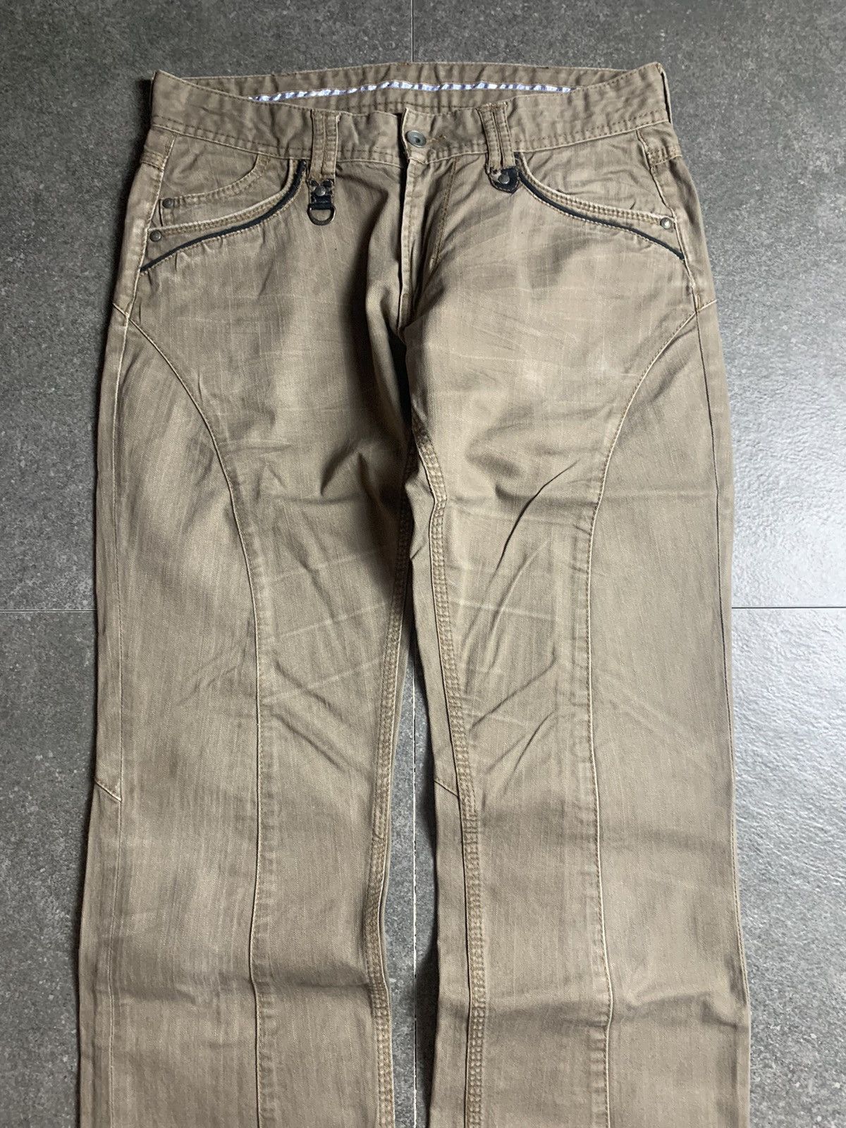 Japanese Brand 2000s Nicole Club For Men Bootcut Pants Size US 31 - 3 Thumbnail