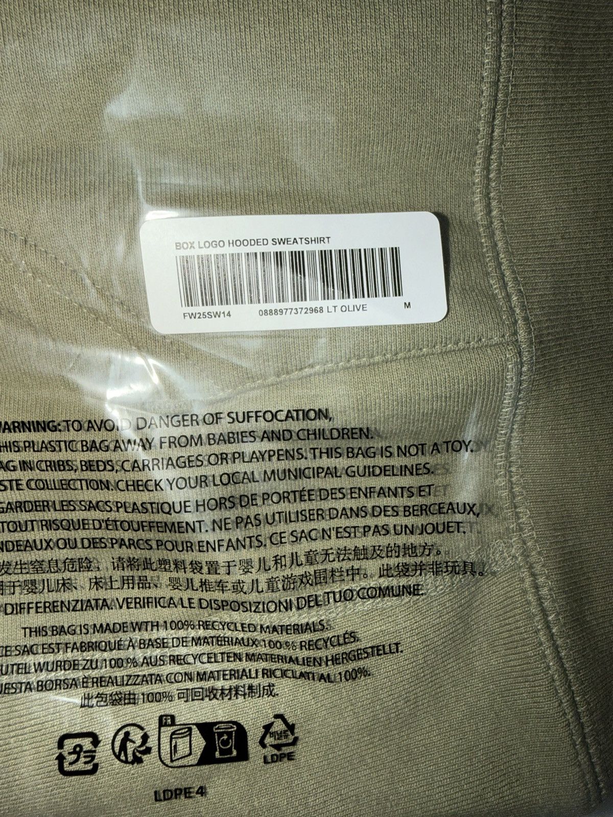 Supreme Supreme Box Logo Hooded Sweatshirt – Light Olive (Medium) Size US M / EU 48-50 / 2 - 2 Thumbnail