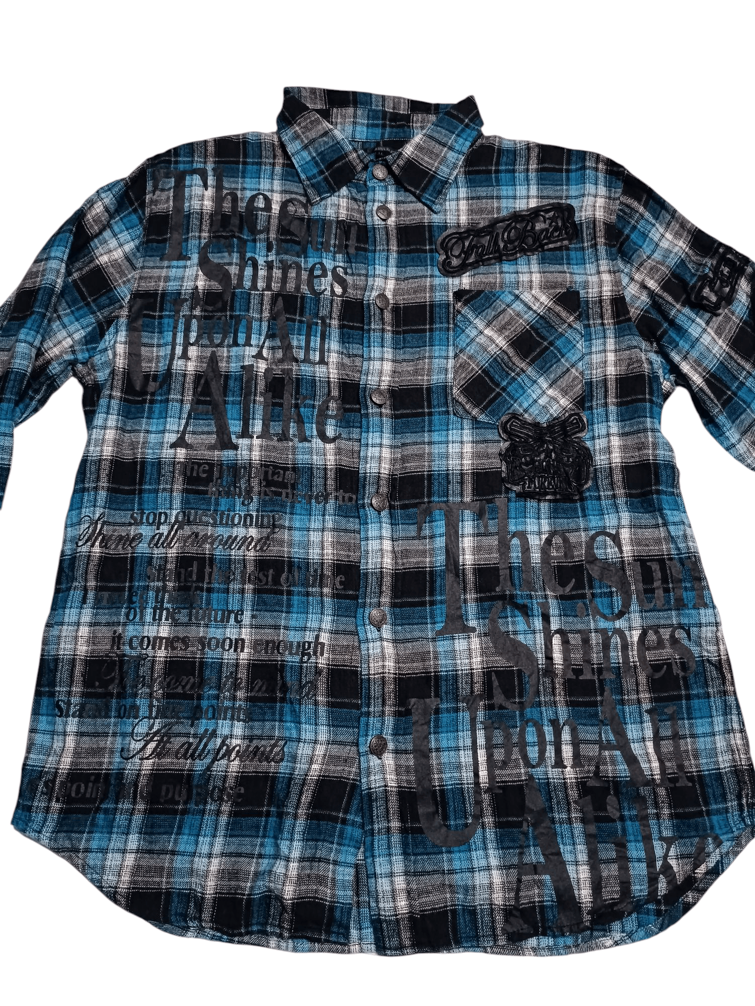 Japanese Brand Vintage Long Sleeve Poem Seditionaries Shirt Size US XL / EU 56 / 4 - 5 Thumbnail