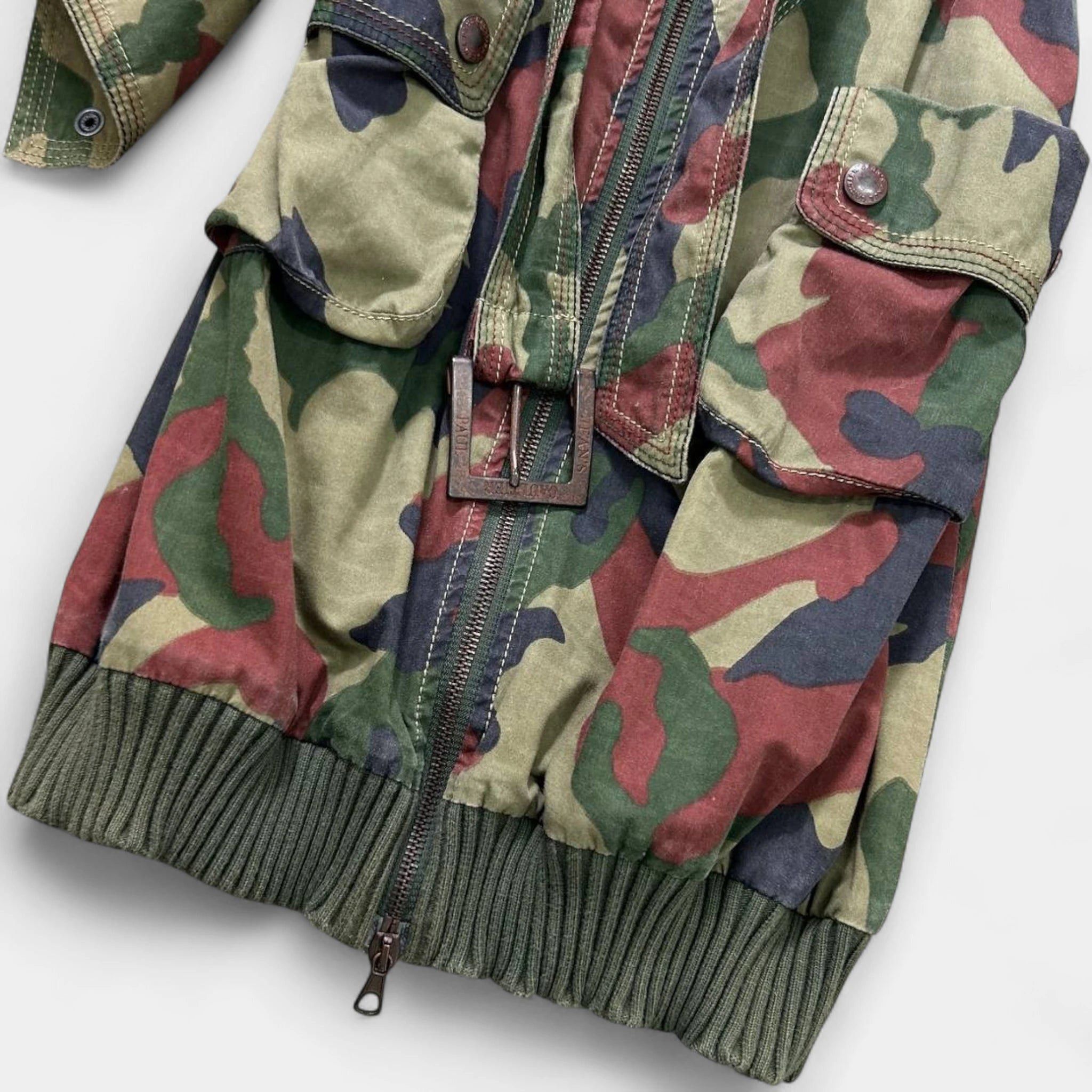 Jean Paul Gaultier Jean Paul Gaultier Camouflage Cargo Vest Dress S/M 2000s Size S / US 4 / IT 40 - 3 Thumbnail