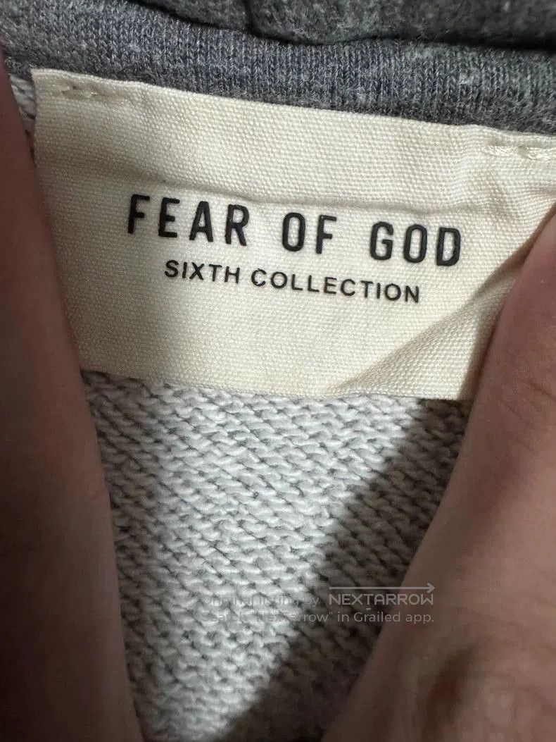Fear of God Fear of God 6th FG Flocked Hoodie. Size US XL / EU 56 / 4 - 5 Thumbnail