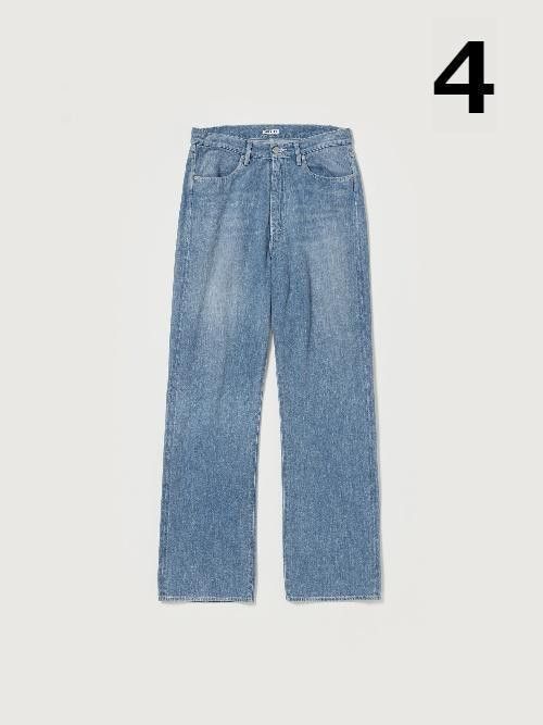 Auralee auralee SS24 Selvedge Faded Light Denim Pants Size US 32 / EU 48 - 4 Thumbnail