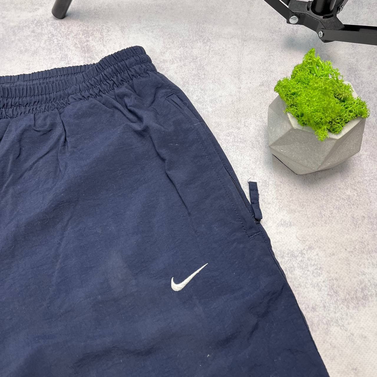 Nike × Vintage Vintage Nike Y2K Nylon Drill Pants Parachute Streetwear Size US 33 - 7 Thumbnail