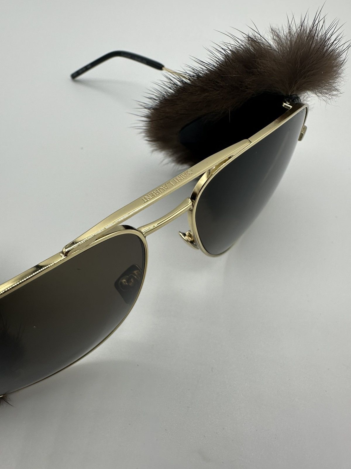 Saint Laurent Paris Saint Laurent Mink Sunglasses Size ONE SIZE - 5 Thumbnail