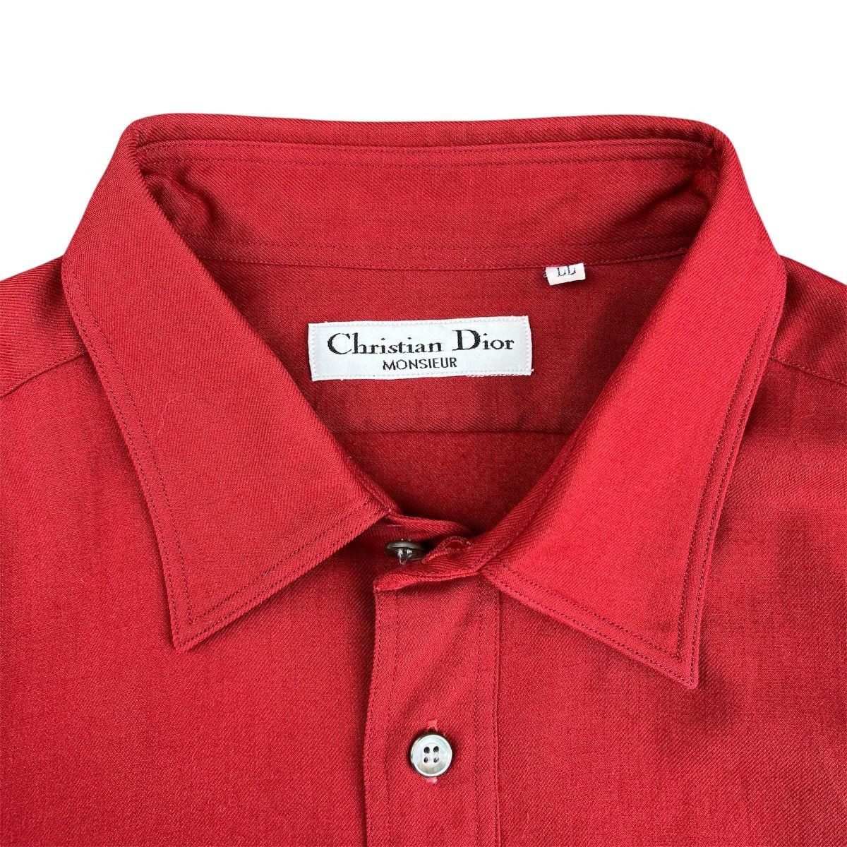 Dior Vintage Christian Dior Monsieur Button Up Shirt Red Size US L / EU 52-54 / 3 - 5 Thumbnail