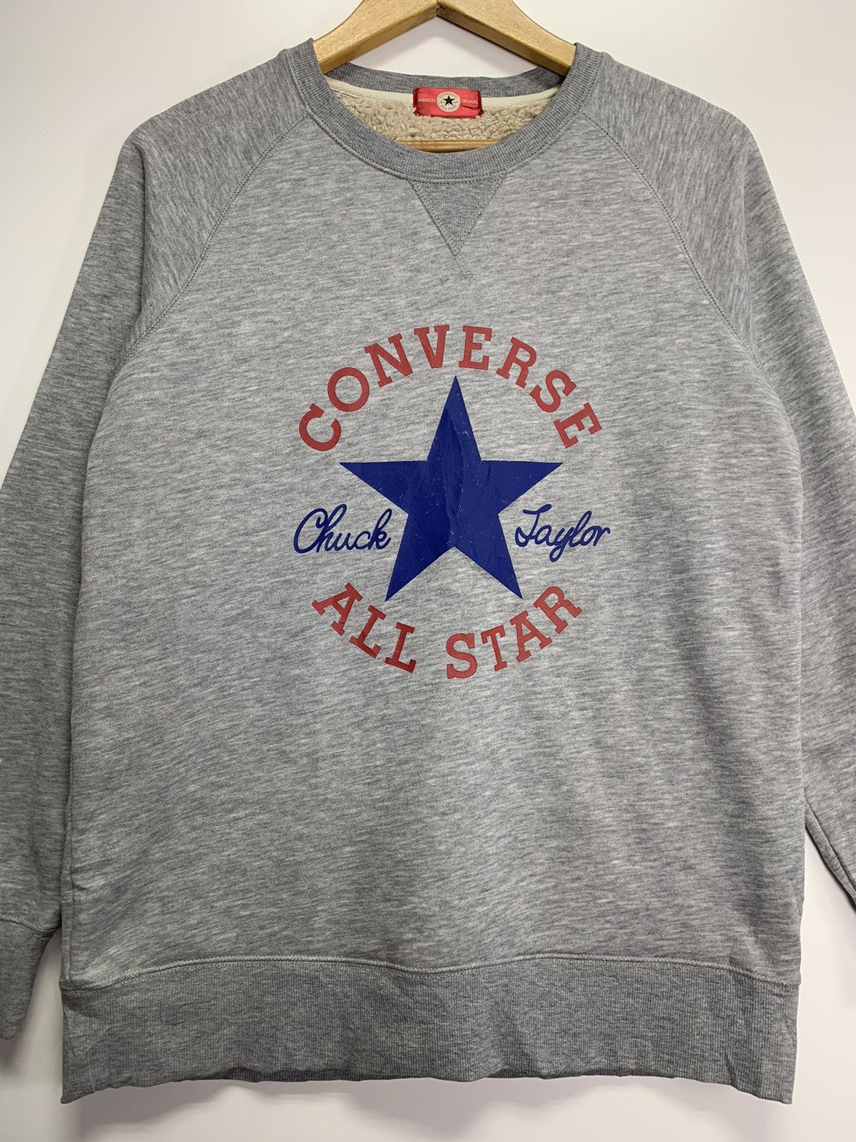 Converse × Vintage Vintage Converse Big Logo Sweater Size US L / EU 52-54 / 3 - 2 Thumbnail