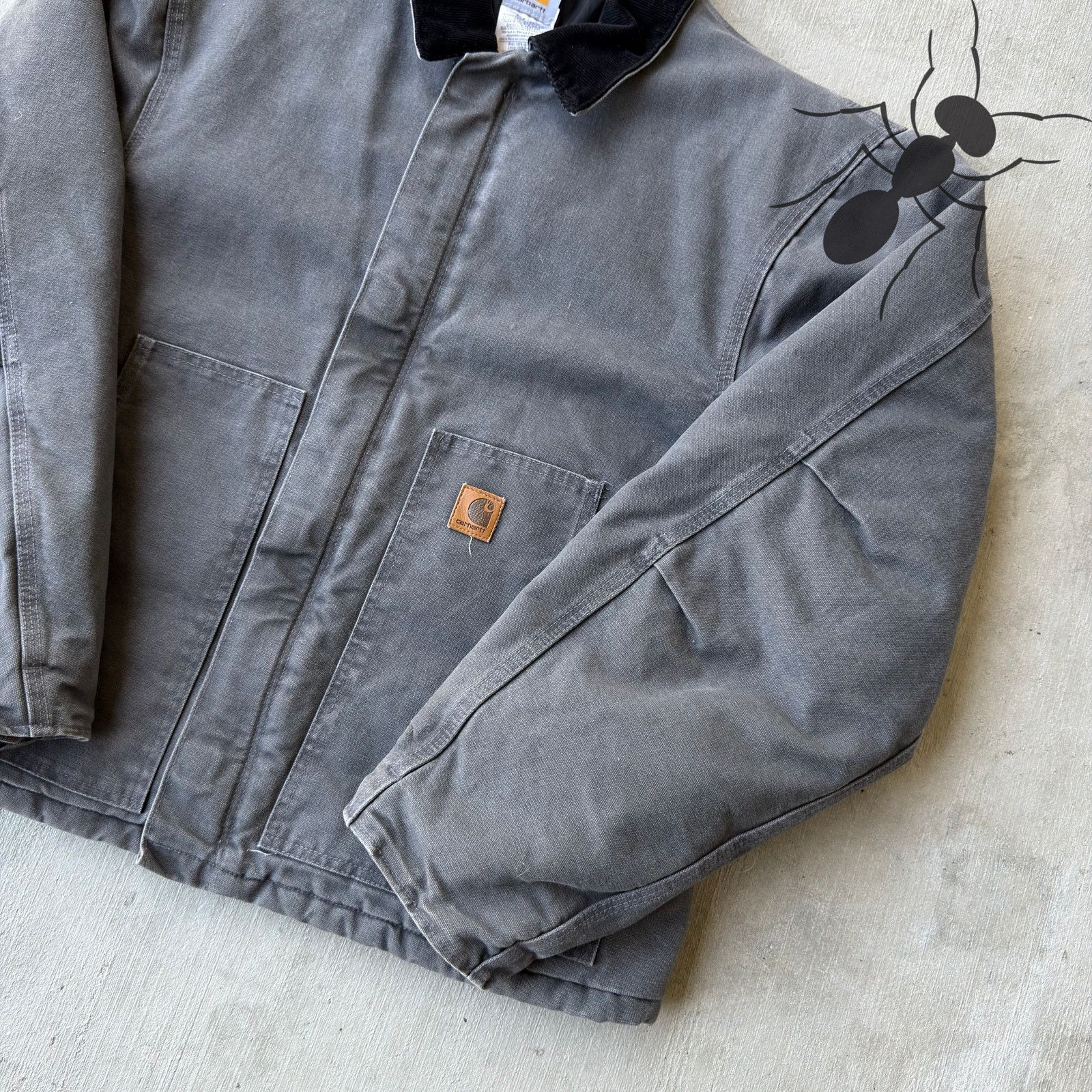 Carhartt × Vintage Carhartt J22 GVL gray Arctic work wear jacket Size US XL / EU 56 / 4 - 4 Thumbnail