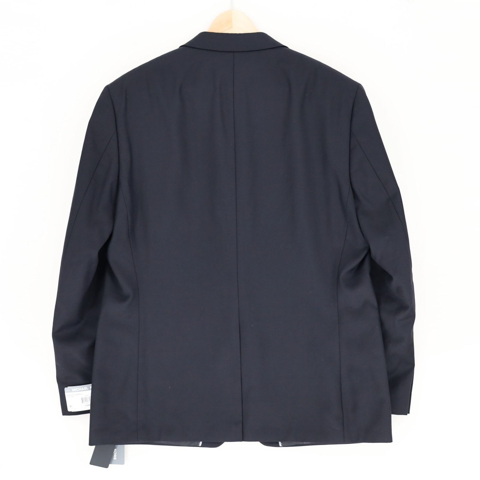Michael Kors Michael Kors Men's Black Wool Classic-Fit Suit Blazer 44R Size 44R - 7 Thumbnail