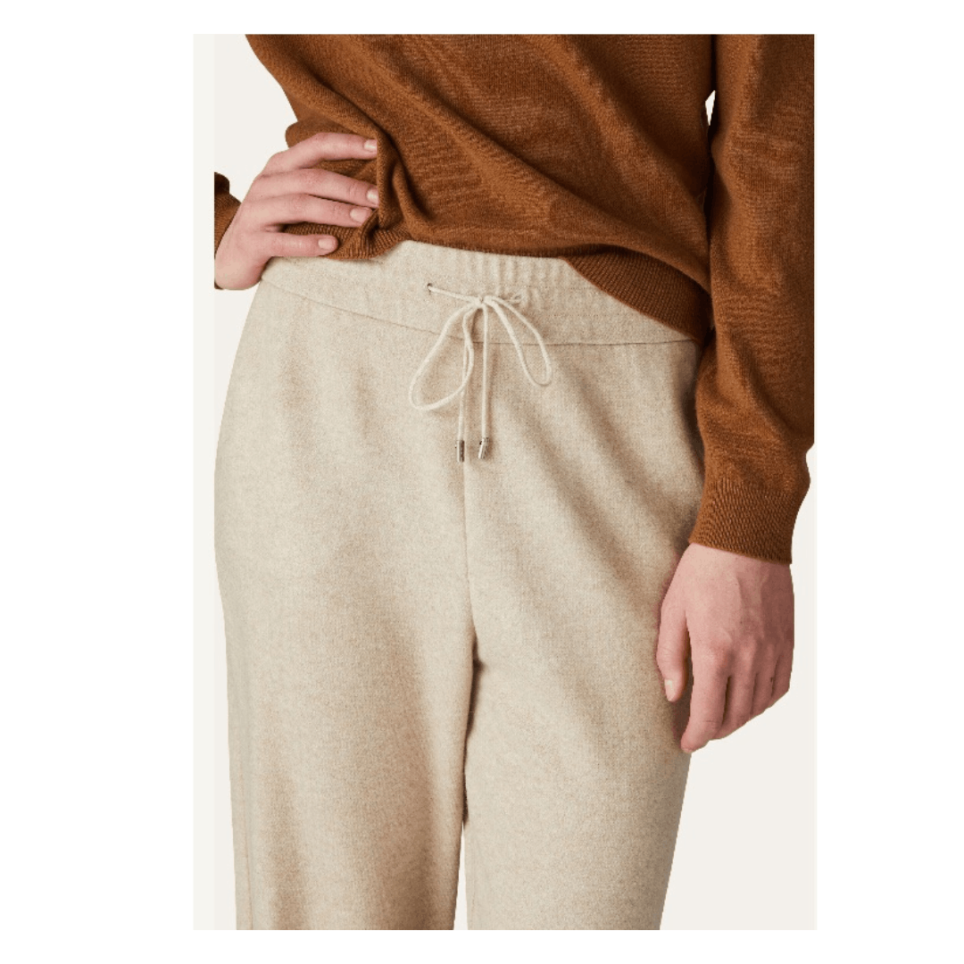 Loro Piana o1srvl11e1224 Jersey Darhan Pant in Ivory Size 26" / US 2 / IT 38 - 4 Thumbnail