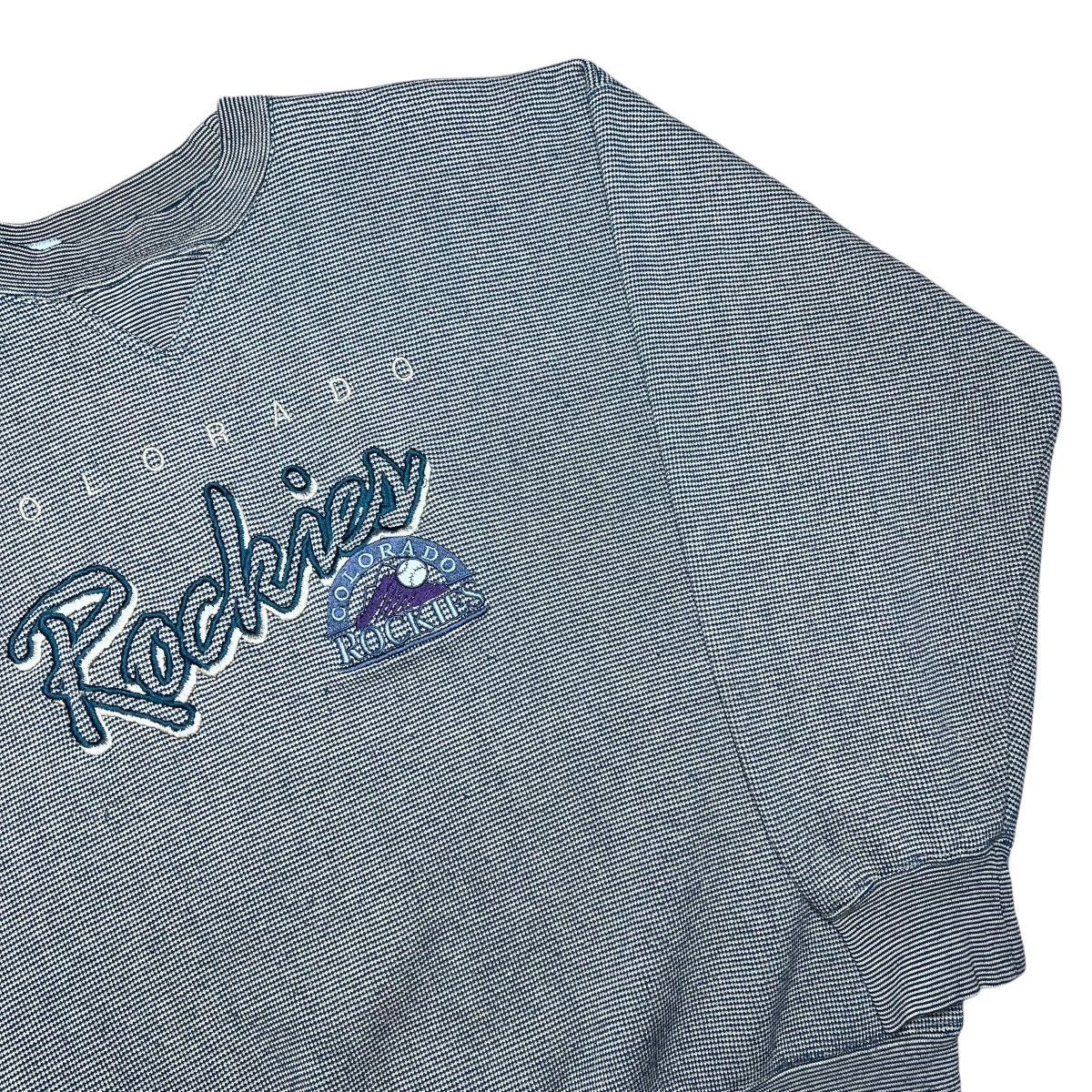 MLB 1990s MLB Colorado Rockies Lee Sport Embroidered Sweatshirt Size US XL / EU 56 / 4 - 16 Thumbnail