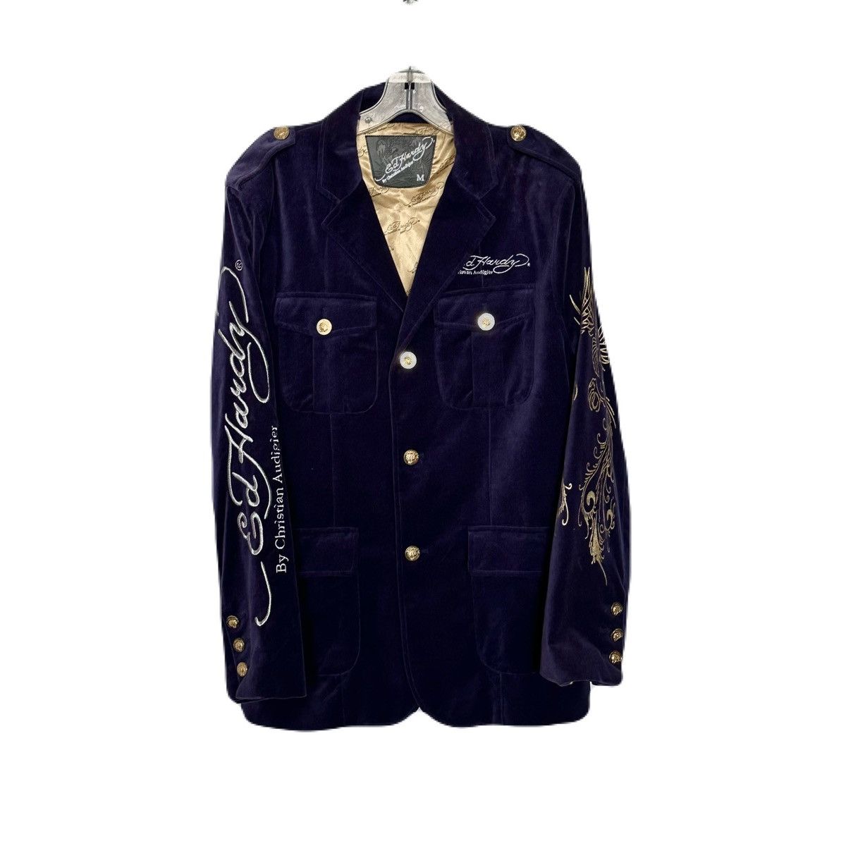 Ed Hardy Ed Hardy Sample Piece Blazer Size 46R - 2 Thumbnail