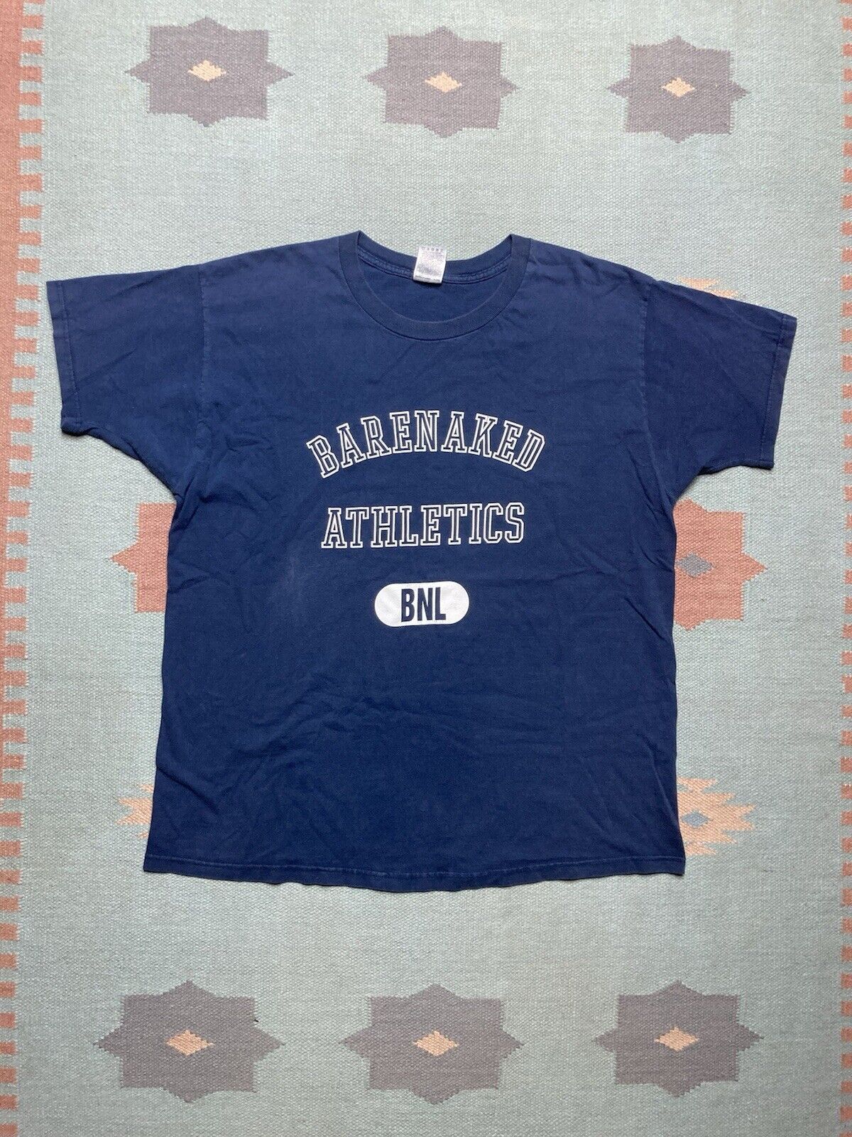 Band Tees × Fruit Of The Loom × Vintage VTG barenaked ladies t shirt athletics BNL tour band tee XL Size US XL / EU 56 / 4 - 1 Thumbnail