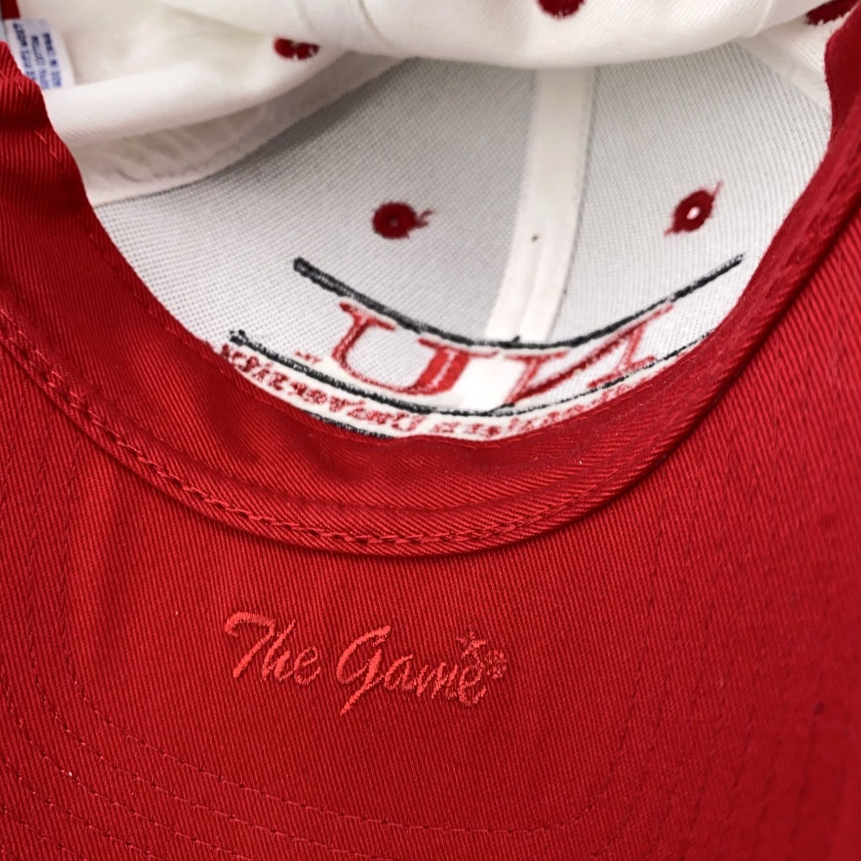 Vintage Northeastern University The Game Hat Cap Snap Back White Red College Mens Snapback One Size White College The Game Mens Size ONE SIZE - 6 Thumbnail