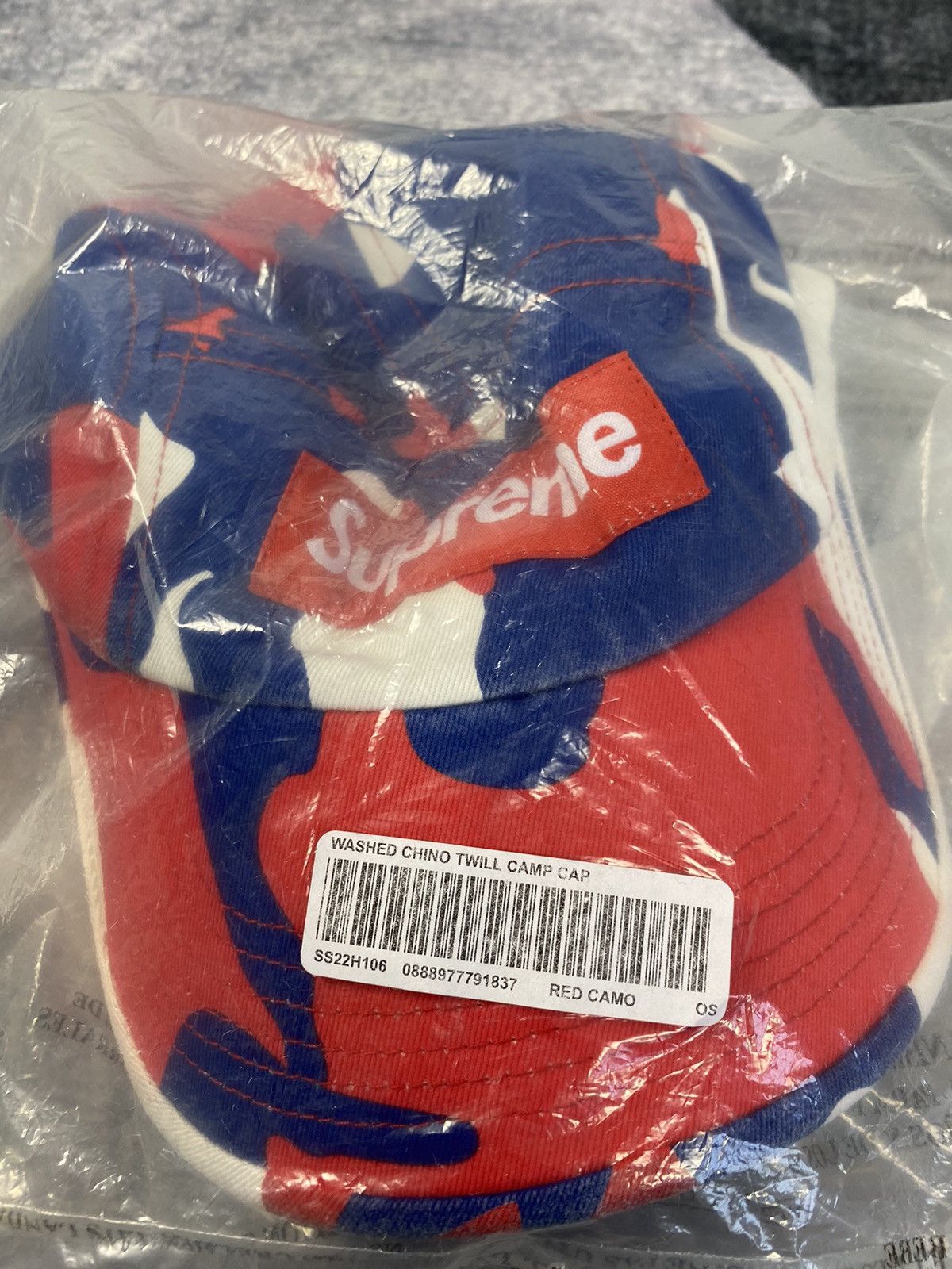 Supreme Supreme Washed Chino Twill Camp Cap Size ONE SIZE - 7 Thumbnail