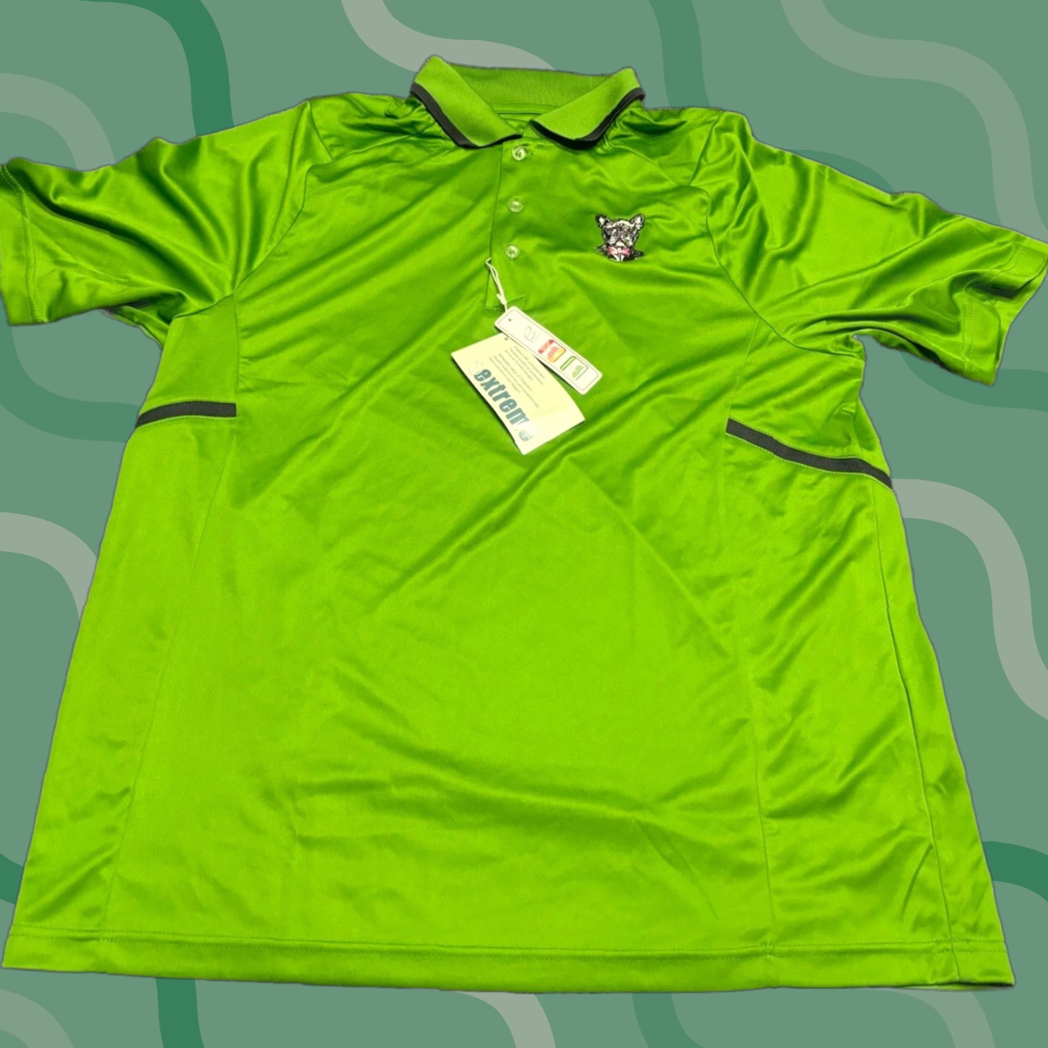 Vintage Extreme E-Performance Polo Shirt Men's L Green Football Basic N6 N6 Size US L / EU 52-54 / 3 - 1 Thumbnail