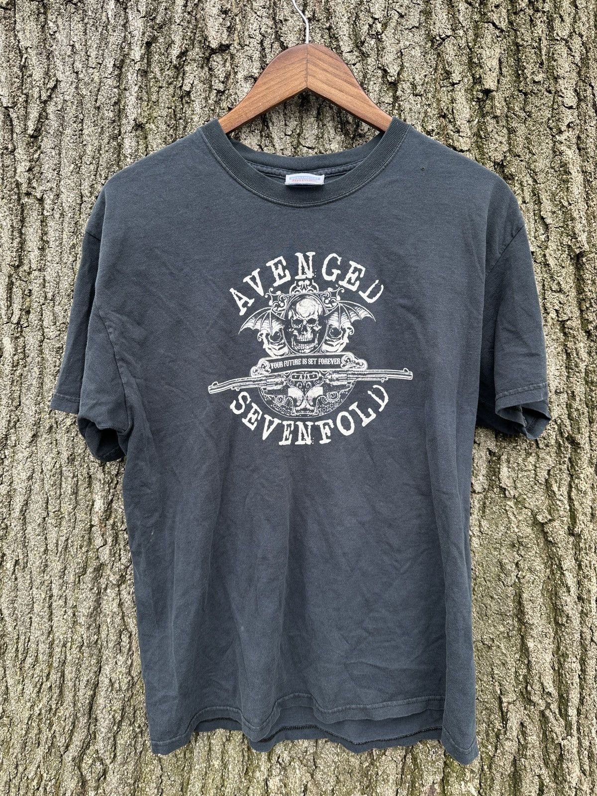 Hanes × Vintage Vintage Avenged Sevenfold Hanes Graphic T Shirt Size US L / EU 52-54 / 3 - 1 Thumbnail