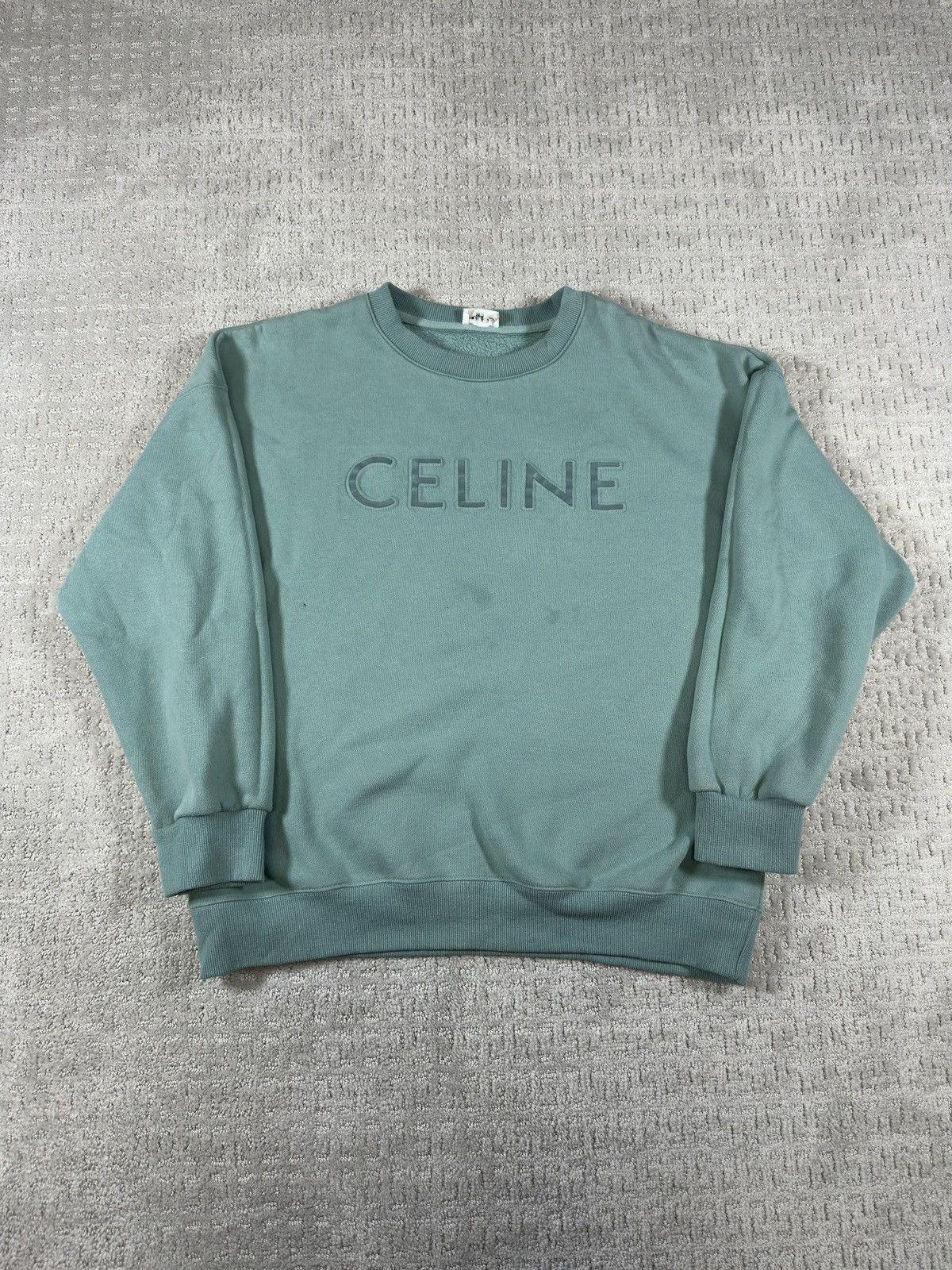 Celine Celine Paris Spellout Crewneck Size L / US 10 / IT 46 - 1 Thumbnail