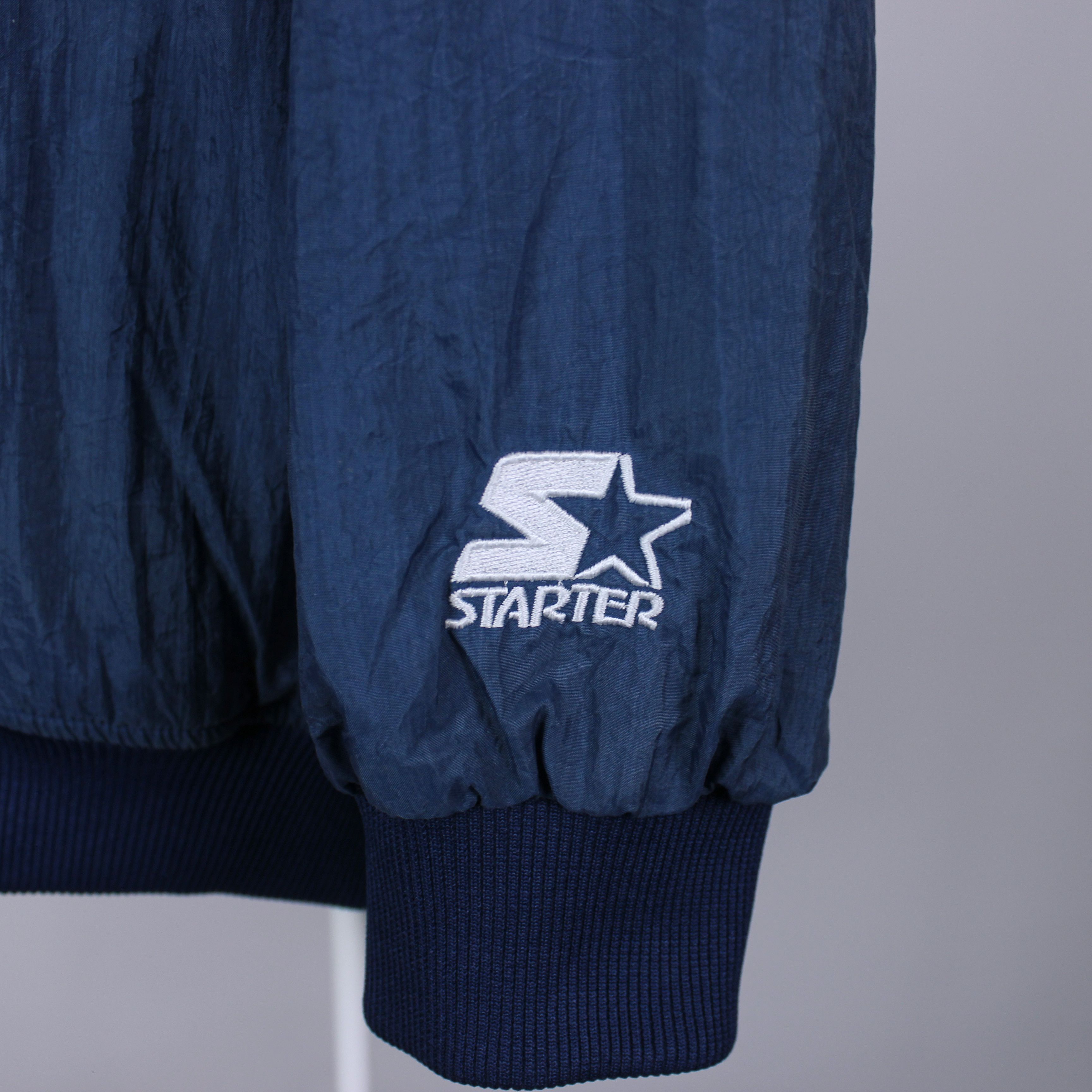 Starter Starter centr logo sweatshirt nylon L XL blue nylon Size US XL / EU 56 / 4 - 6 Thumbnail