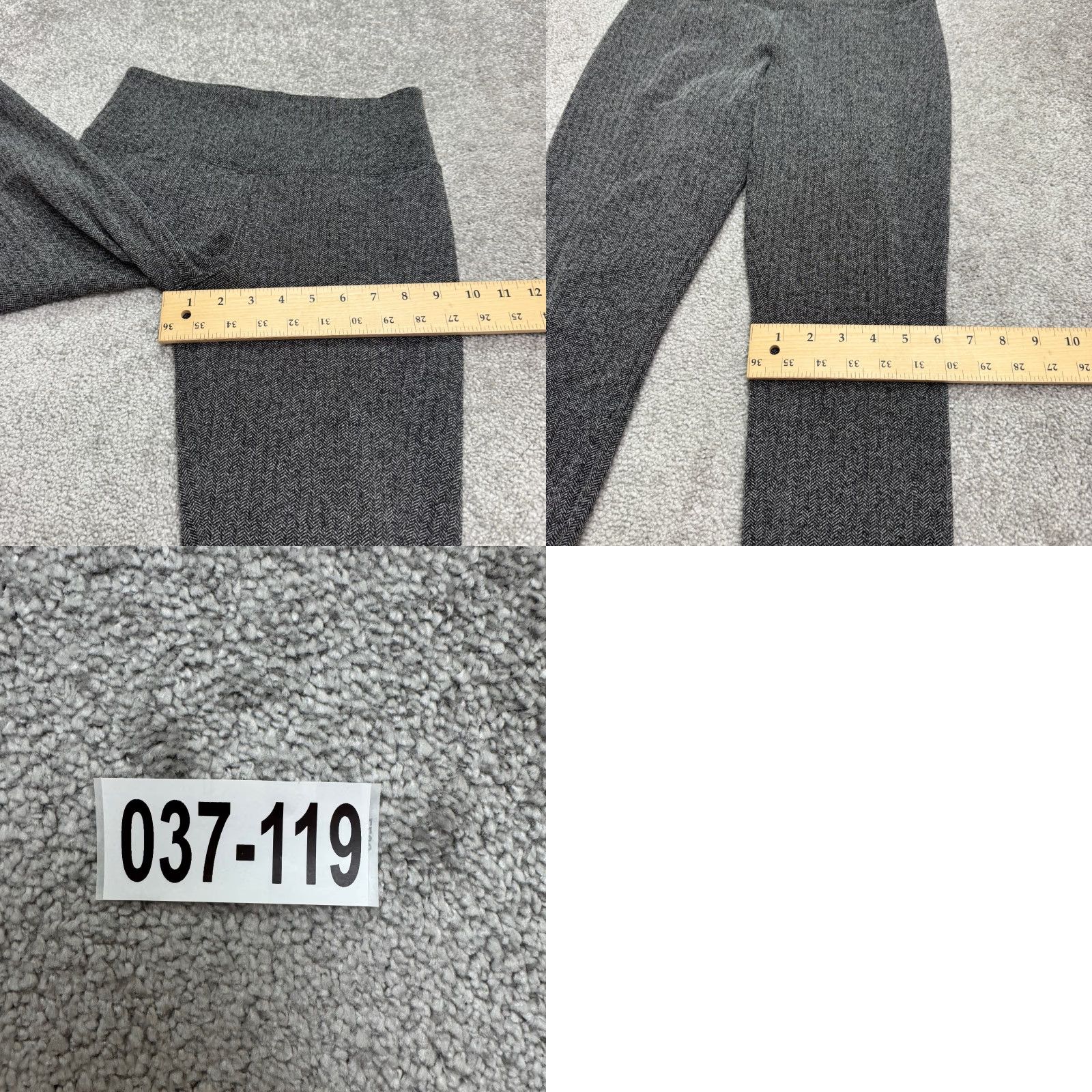Athleta Athleta Leggings Womens Small Gray High Rise Delancey Herringbone Active NWOT Size 28" / US 6 / IT 42 - 9 Thumbnail