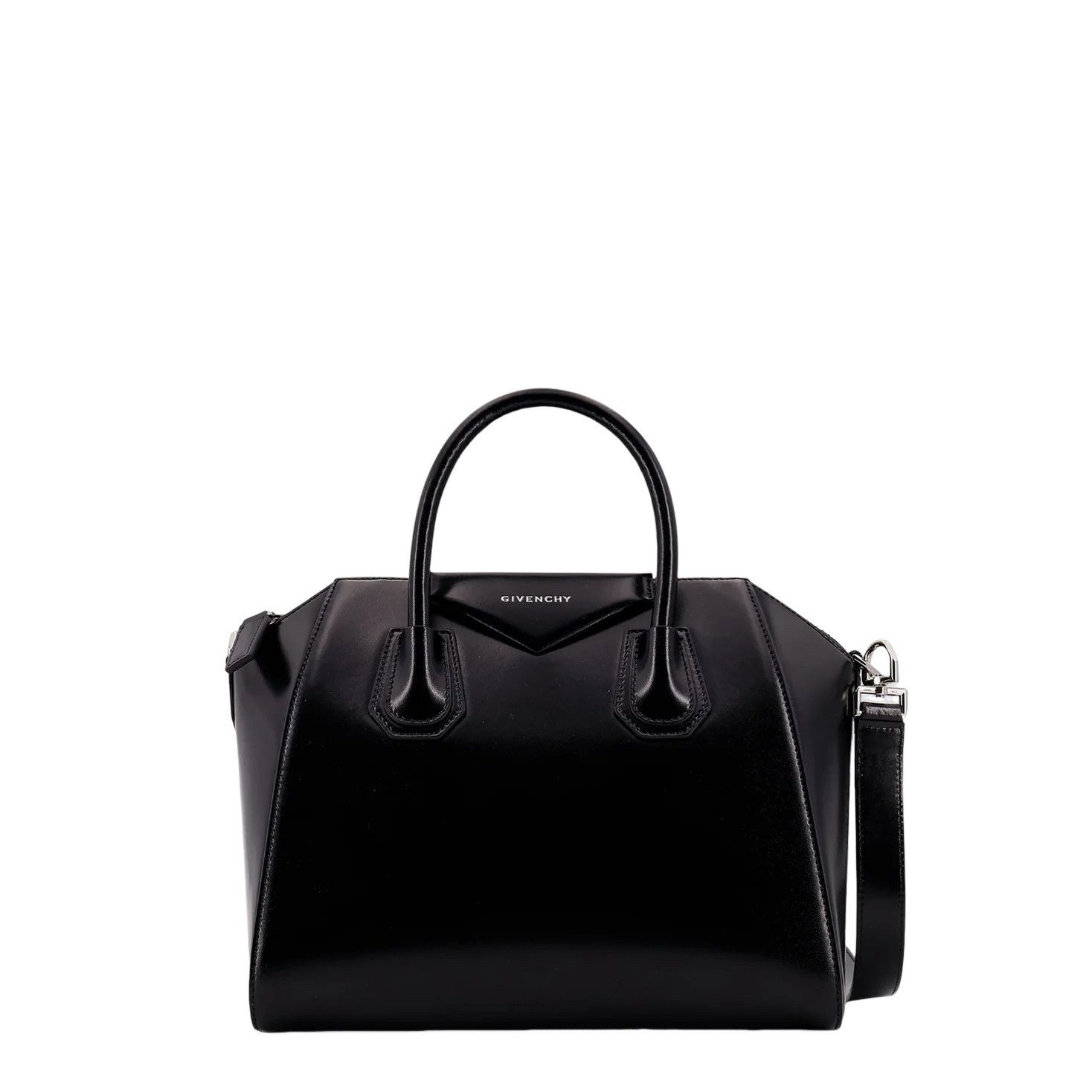 GIVENCHY Antigona Small Black Leather Top Handle Bag New & A