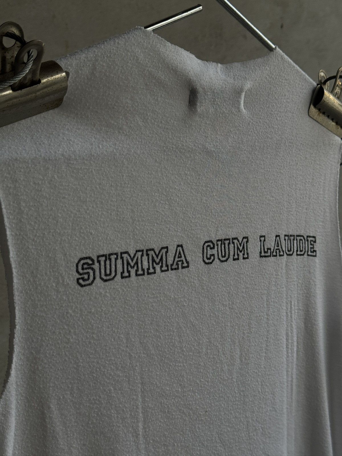 Raf Simons Raf Simons S/S 2000 “sum cumma laude” tank top Size US M / EU 48-50 / 2 - 14 Thumbnail
