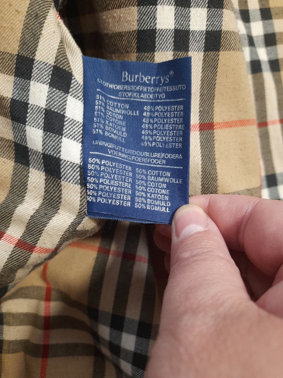 Burberry × Vintage Burberrys Coat Vintage 90's Size XL / US 12-14 / IT 48-50 - 9 Thumbnail