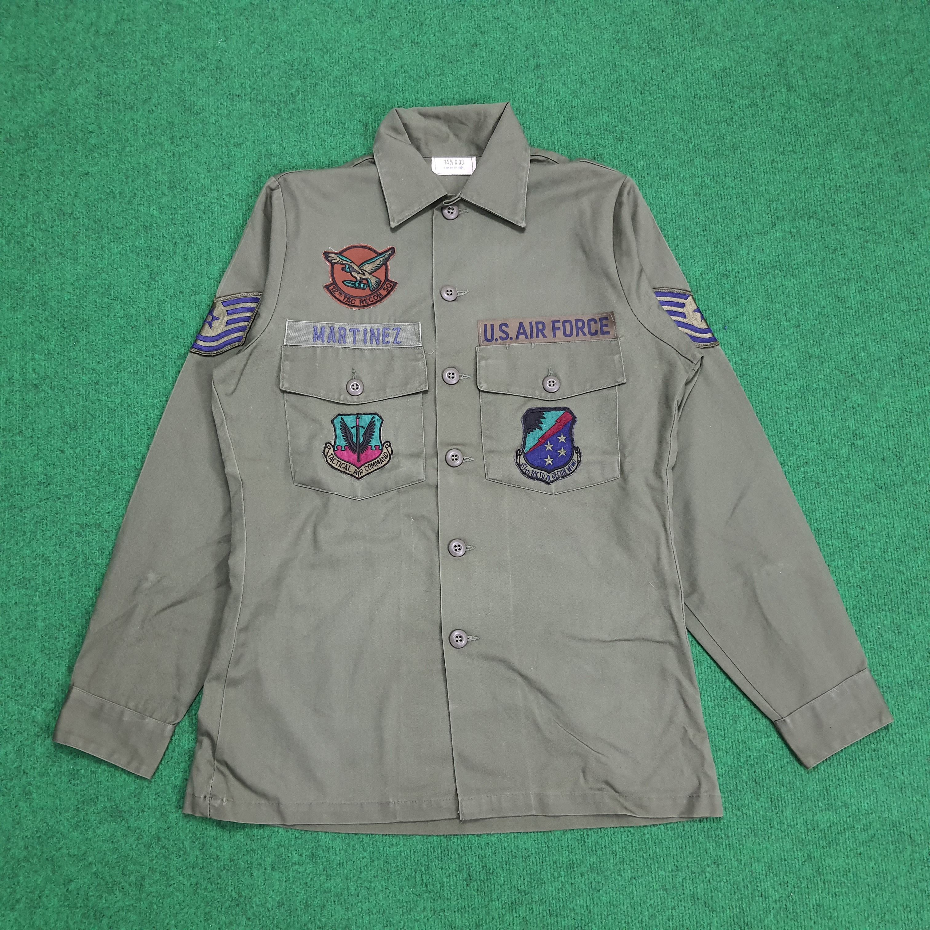 Vintage US Air Force Work Shirt Long Sleeve