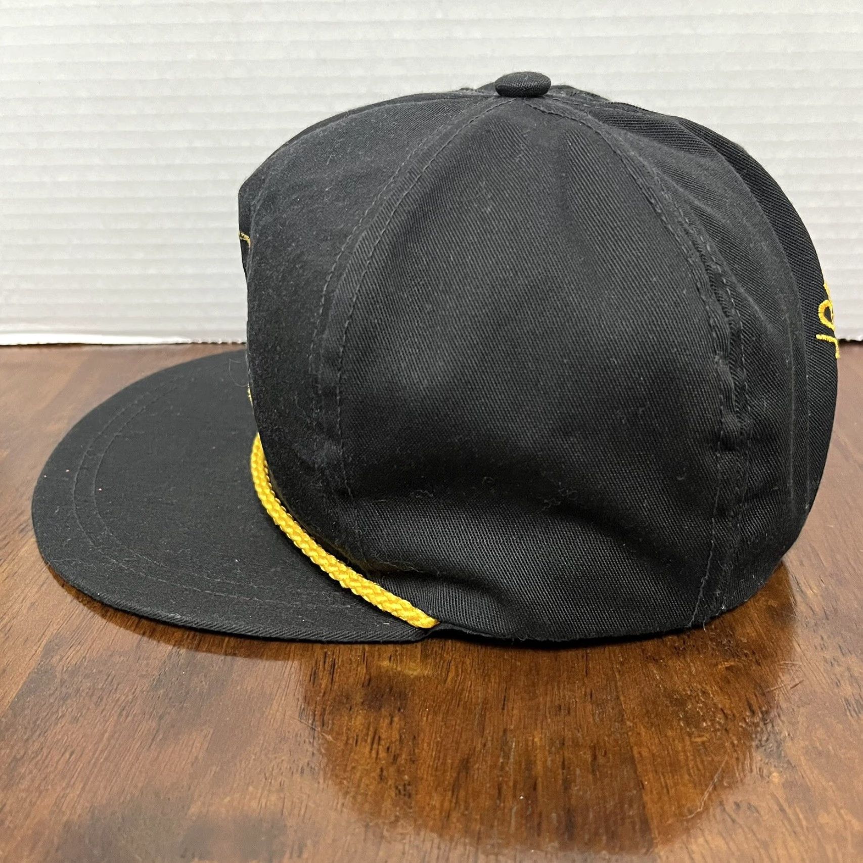 Vintage VINTAGE John Deere Hat Cap Snap Back Rope Trucker Made In USA Honnen Equipment Size ONE SIZE - 3 Thumbnail
