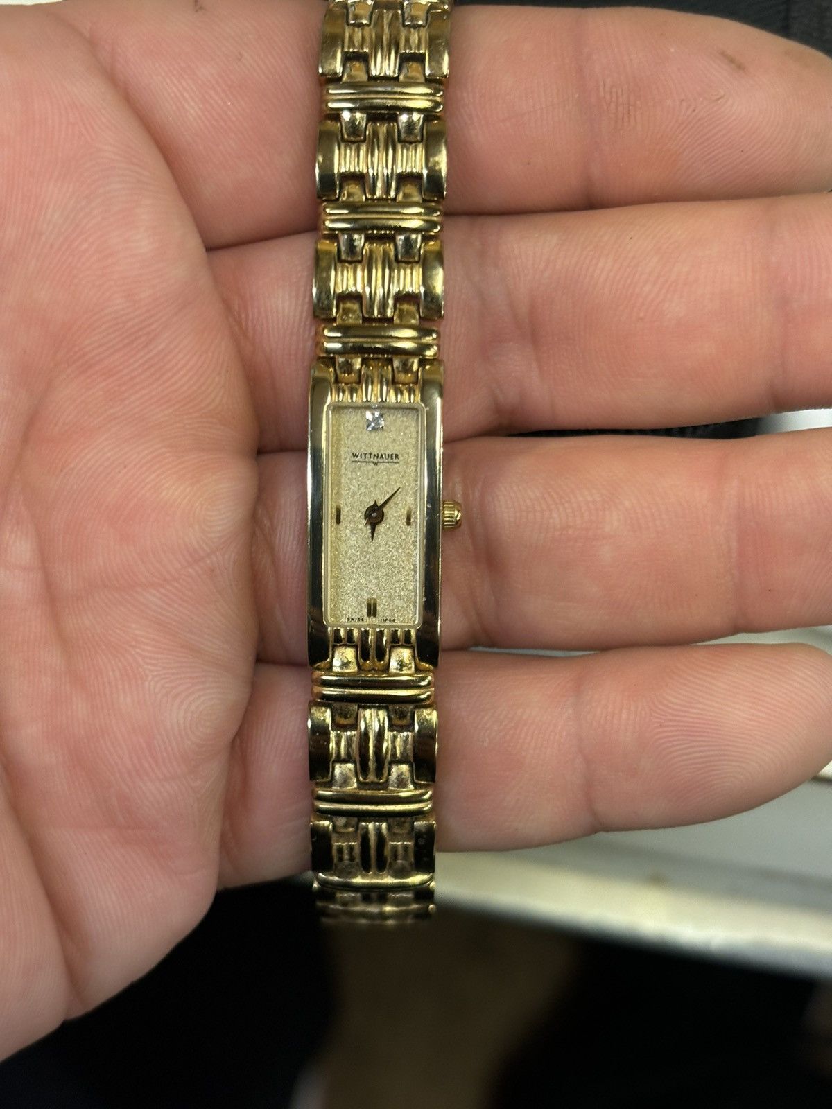 Wittnauer Wittnauer A3 Sapphire Crystal Gold Tone Women’s Watch! Size ONE SIZE - 4 Thumbnail
