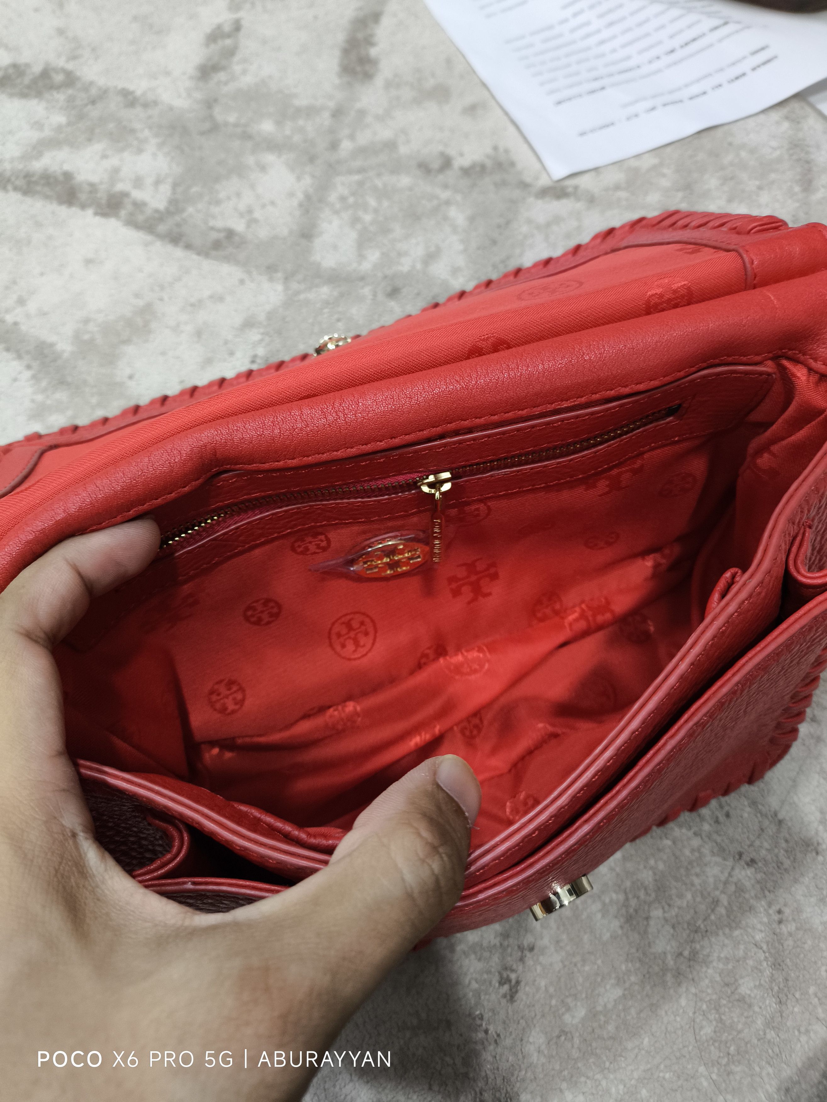 Tory Burch TORY BURCH Marion Small Shoulder Bag POPPY RED Size ONE SIZE - 7 Thumbnail
