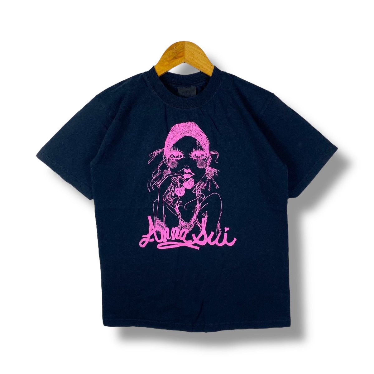 Anna Sui Vintage ANNA SUI Michelle Kim Illustration Artwork Graphic Size M / US 6-8 / IT 42-44 - 1 Thumbnail