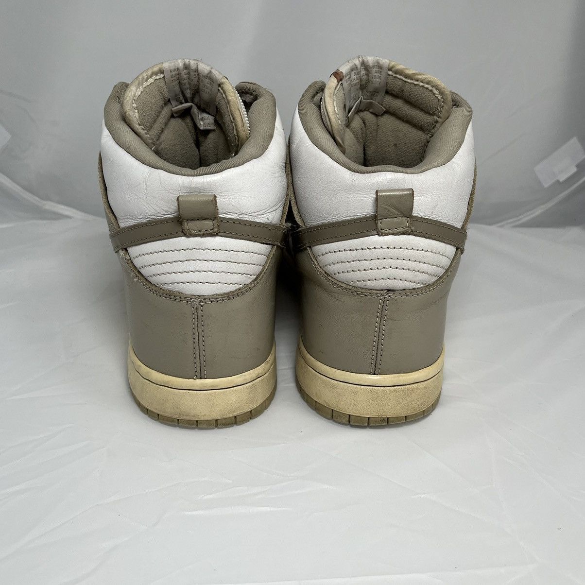 🔥GRAIL Vintage Size 11.5 Nike Dunk High Pro SB White Khaki