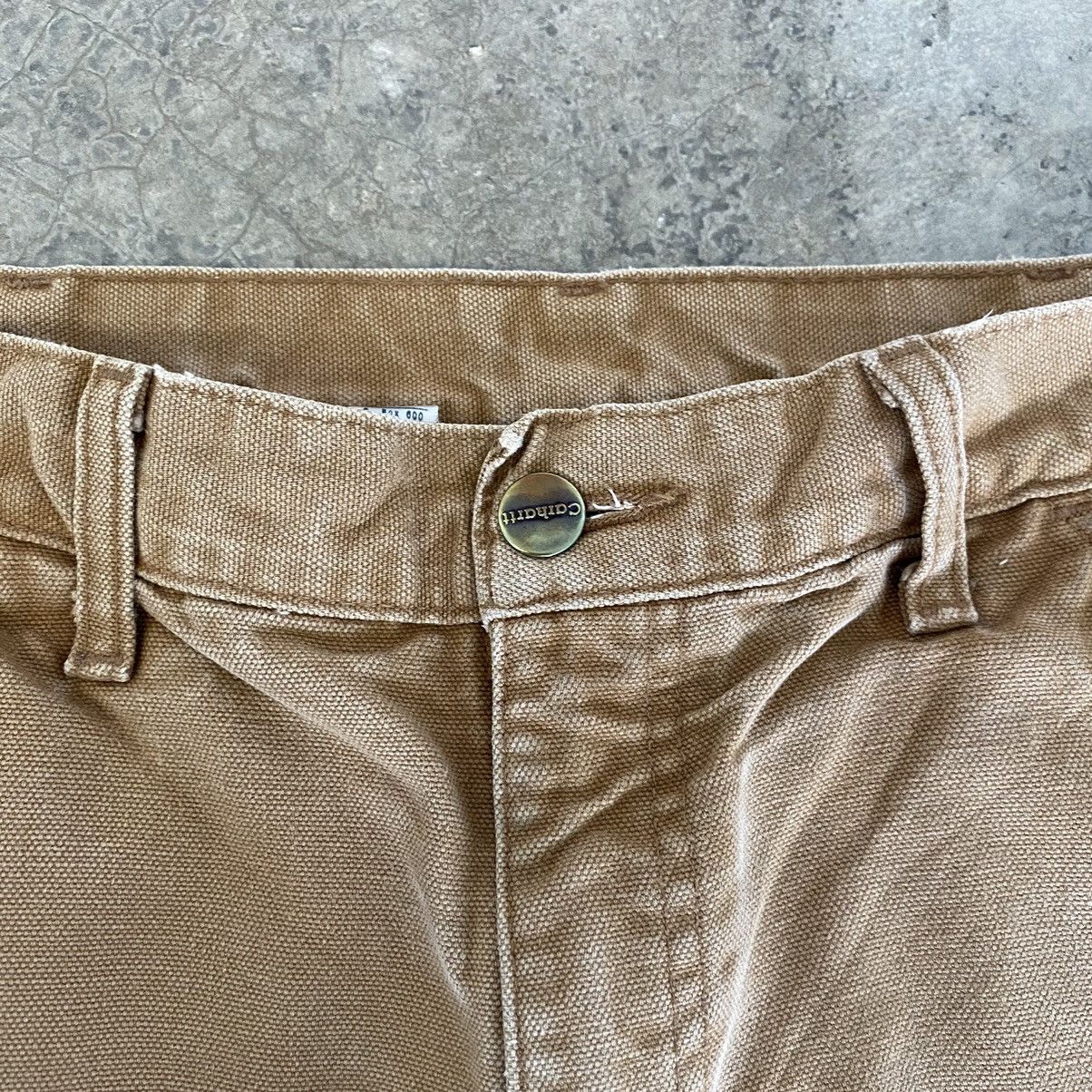 Carhartt Vintage Carhartt Blanket Lined Faded Dirty Carpenter Pants Size US 31 - 15 Thumbnail