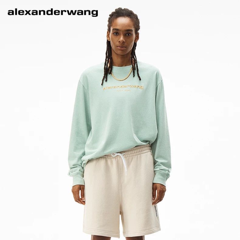 Alexander Wang Alexander Wang Acid Wash Crewneck Sweatshirt- Size M / US 6-8 / IT 42-44 - 1 Thumbnail