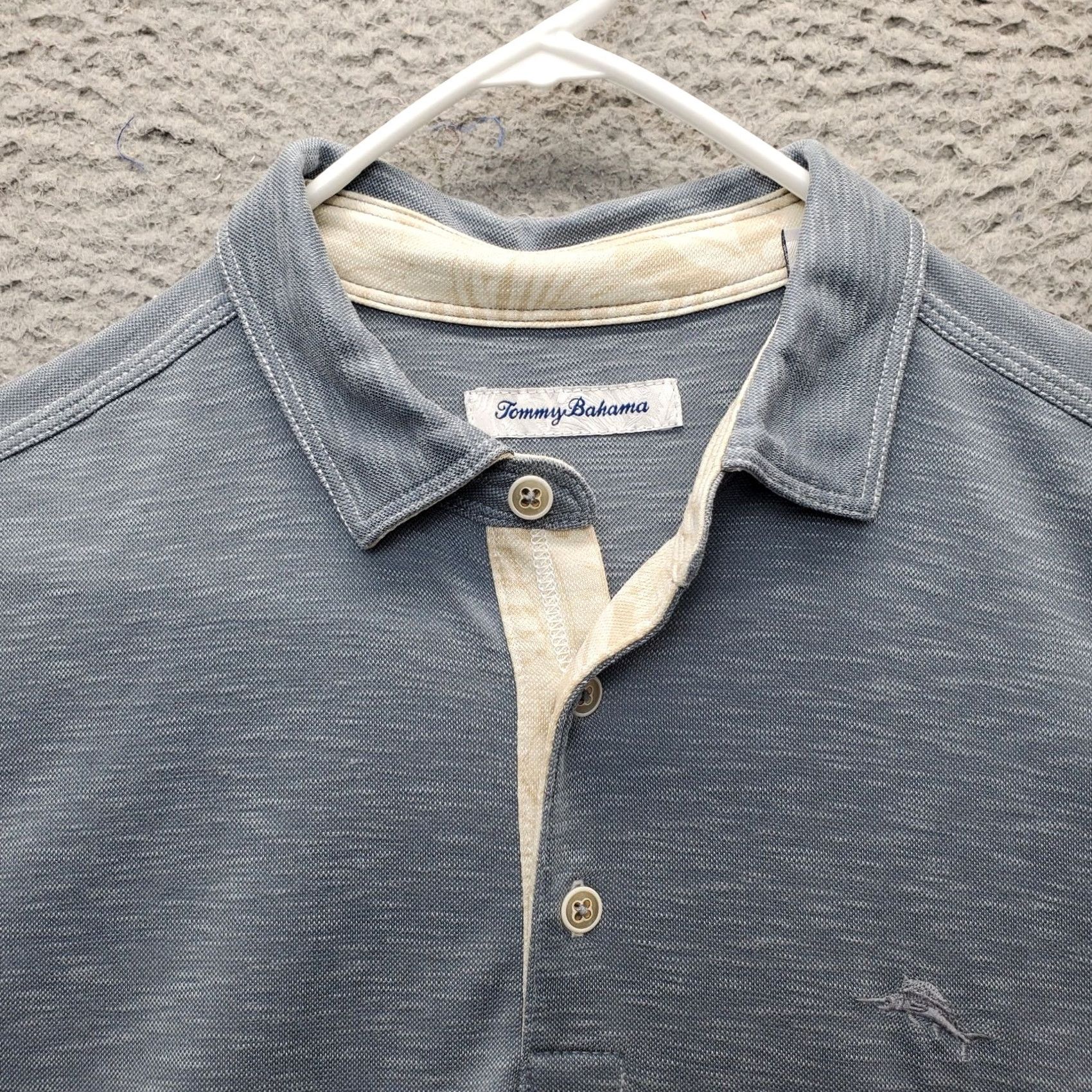 Tommy Bahama Tommy Bahama Performance Polo Shirt Mens M Multicolor Modal Short Sleeve Slit Popover Size M Shirt Golf Size US M / EU 48-50 / 2 - 6 Thumbnail