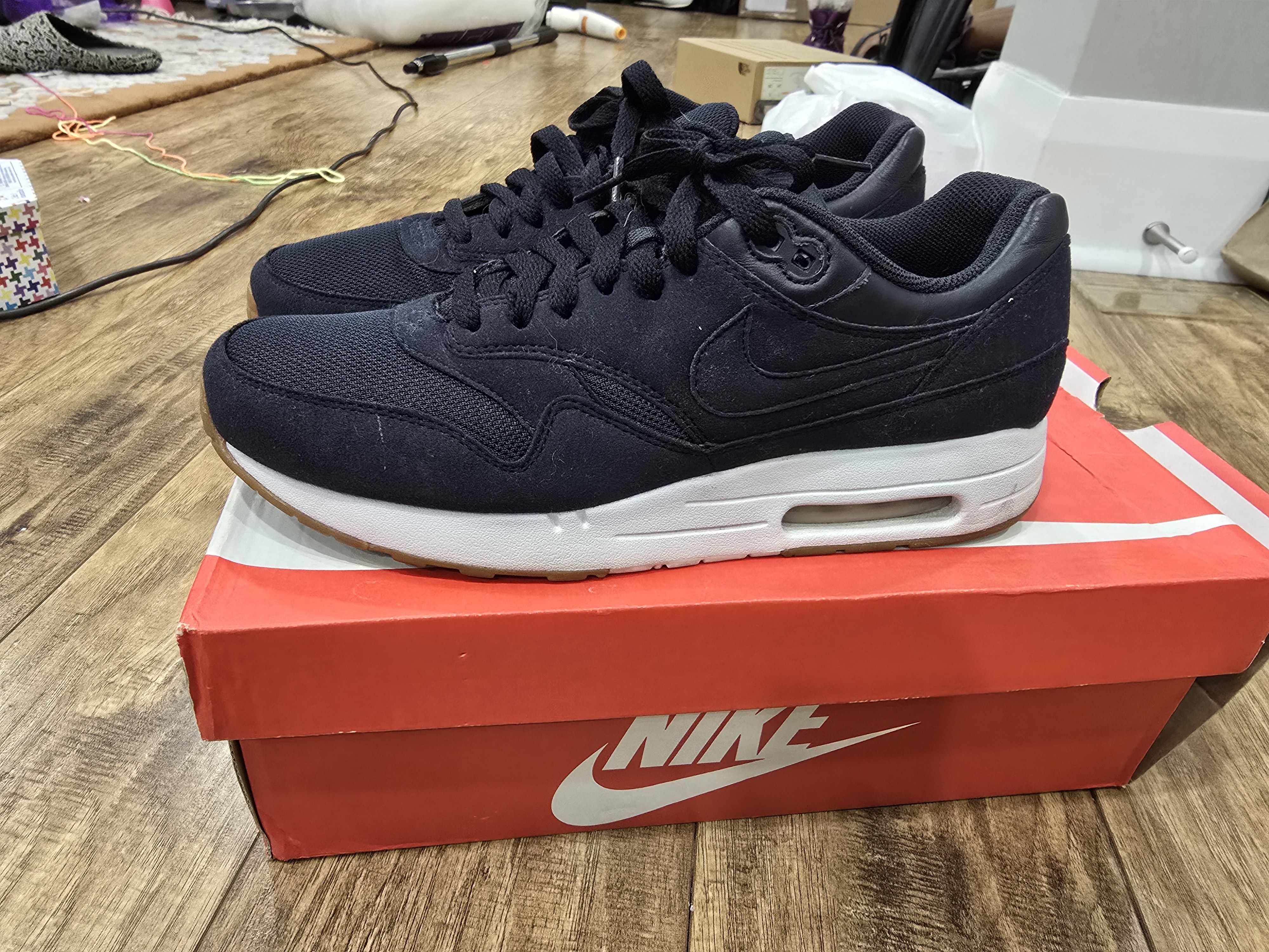 A.P.C. × Nike Nike Air Maxim 1 SP - APC Pitch Blue Size US 9 / EU 42 - 3 Thumbnail