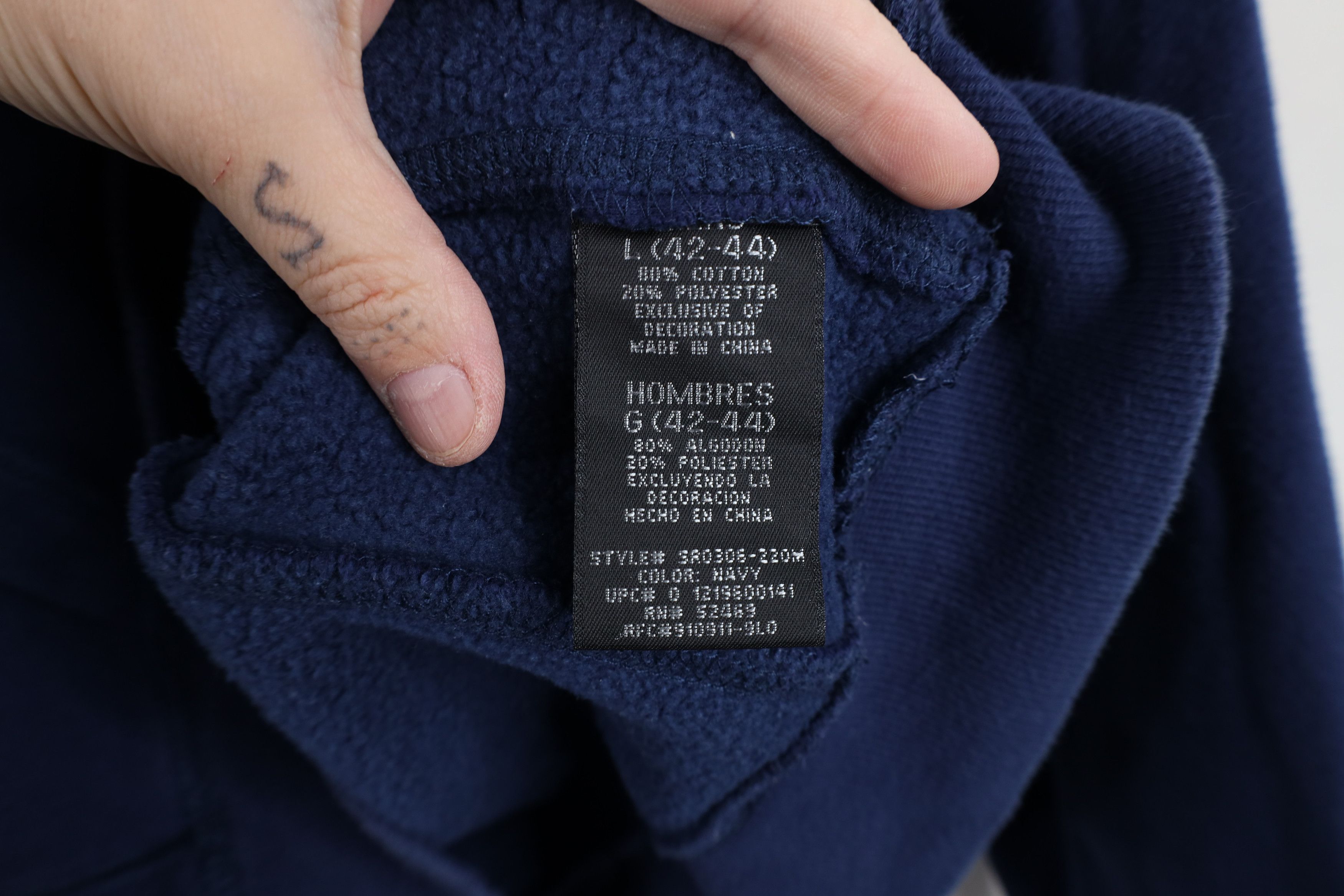 Starter Vintage Starter Classic Logo Hoodie Sweatshirt Navy Blue Size US L / EU 52-54 / 3 - 10 Thumbnail