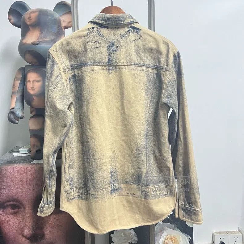 Dior Dior Size38 Make old and new denim shirt jackets Size US XXS / EU 40 - 2 Thumbnail