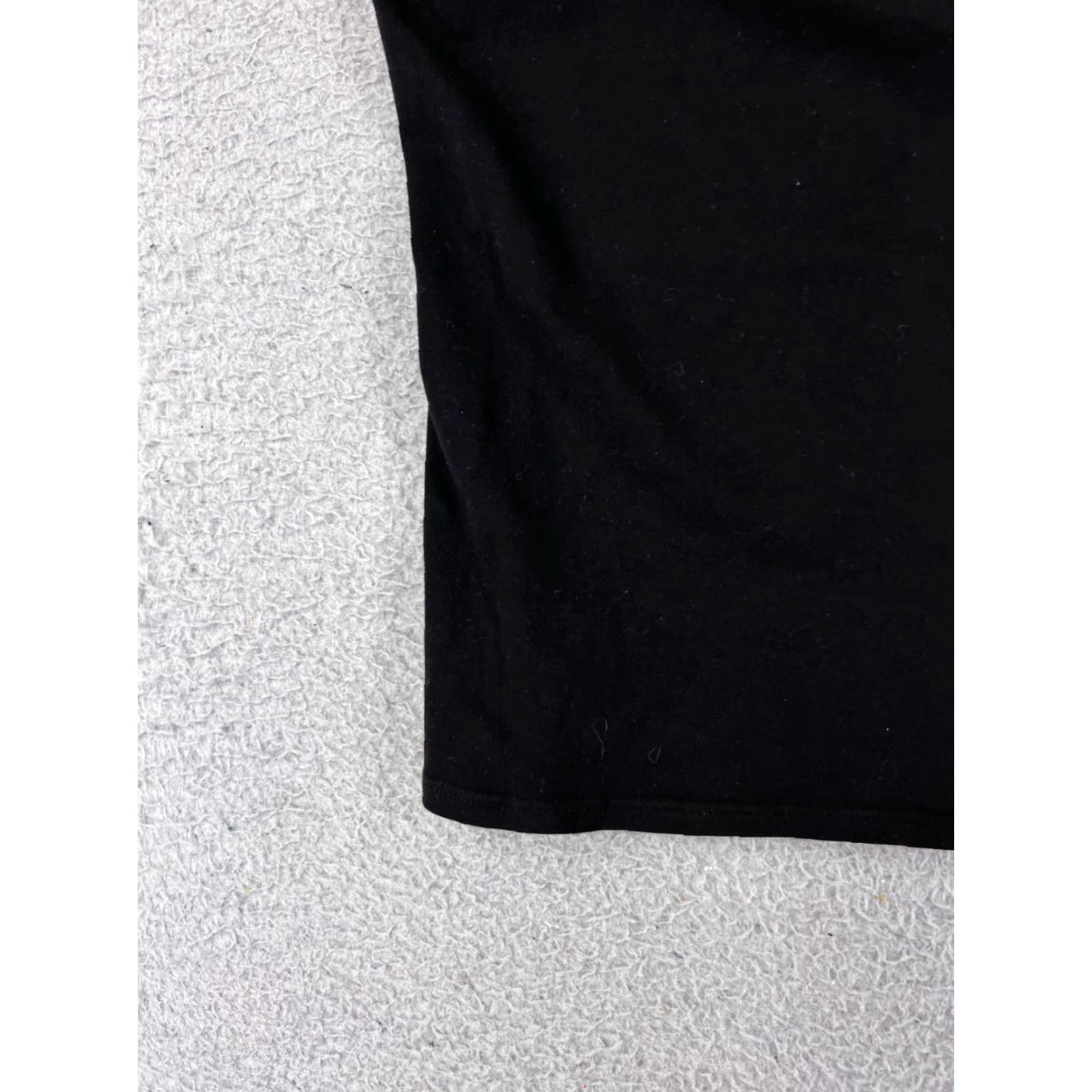 Vintage LA Made Skirt Womens Small Black Jersey Cotton Blend Elastic Waist Floral 90s-Inspired Casual Short Womens Size S / US 4 / IT 40 - 6 Thumbnail