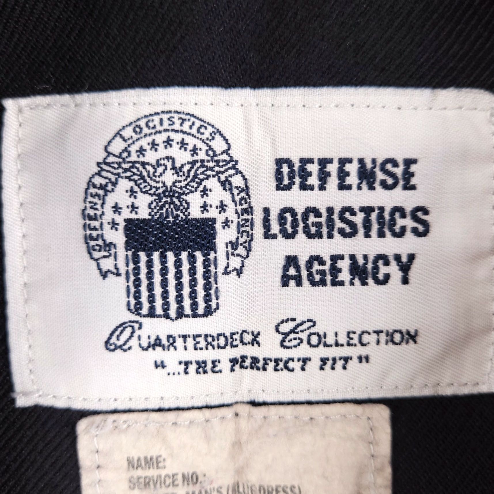Vintage Defense Logistics Hoodie Men Jumper Blue Coat 44L Dress - L - Regular Size Navy Mens Size US L / EU 52-54 / 3 - 3 Thumbnail