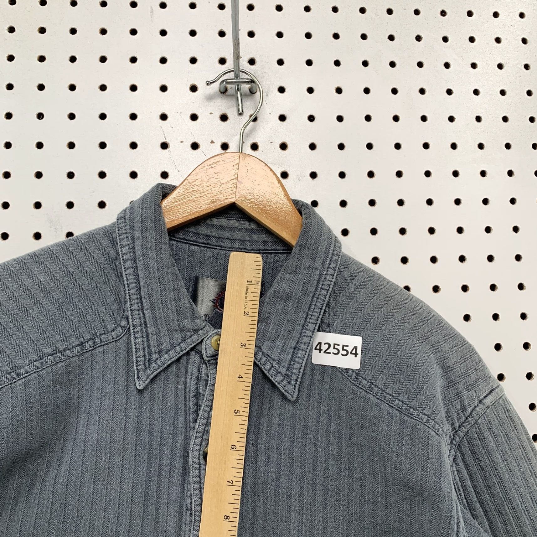 The Territory Ahead VINTAGE Territory Ahead Button-Up Shirt Mens Large Gray Long Sleeve Collared Casual Size US L / EU 52-54 / 3 - 5 Thumbnail